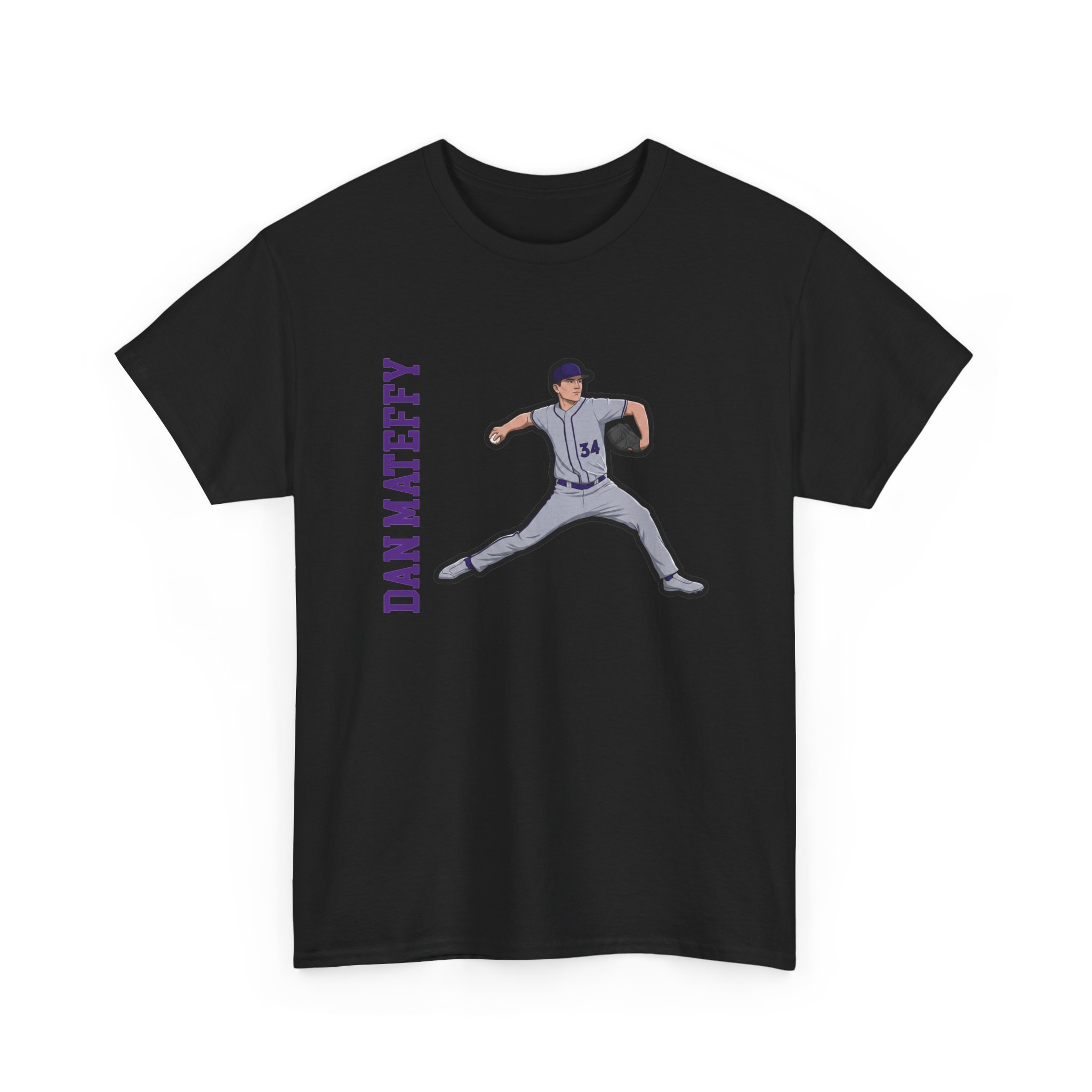 Tee — character_name_vertical in Black