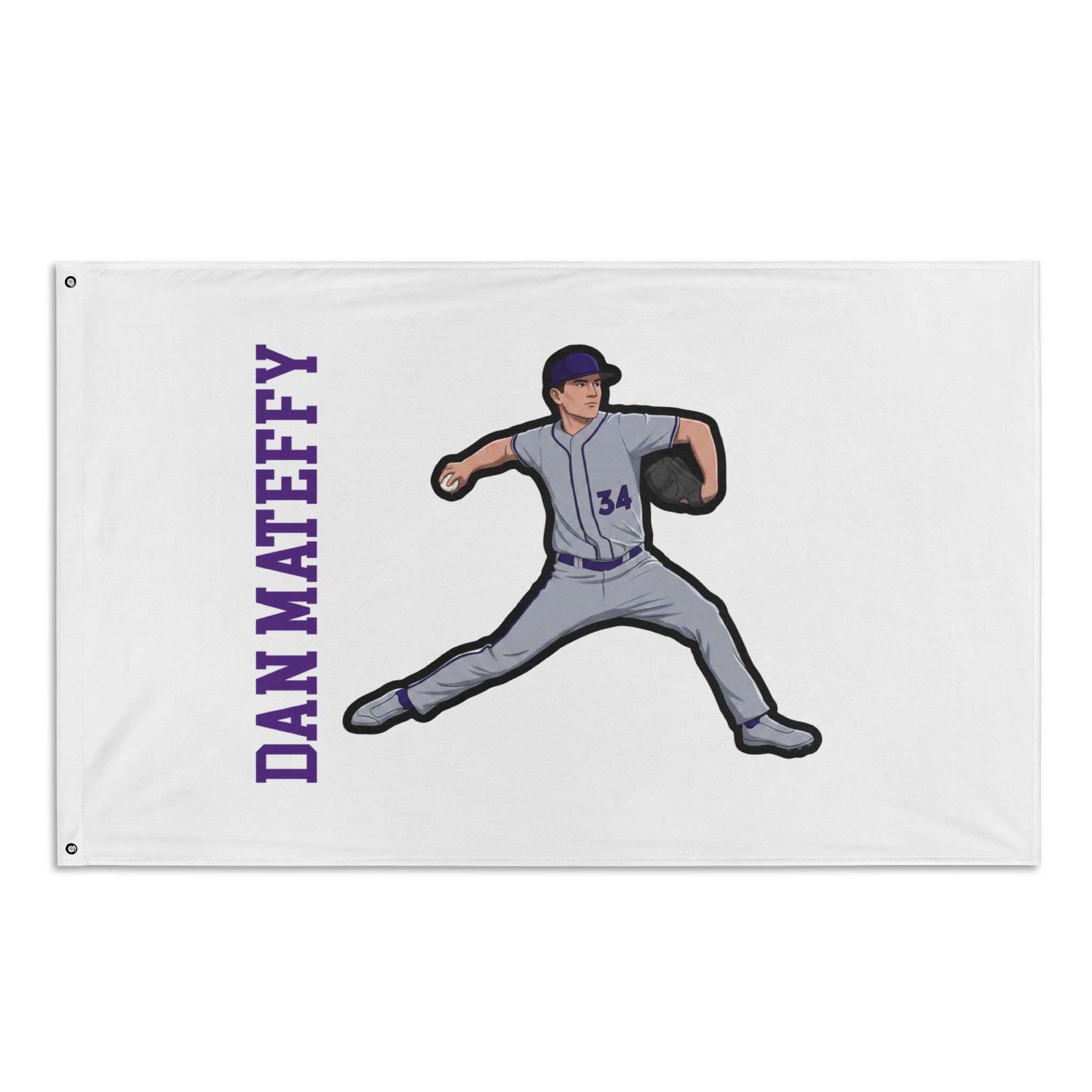 Flag (35 × 56 in) — character_name_vertical in Classic