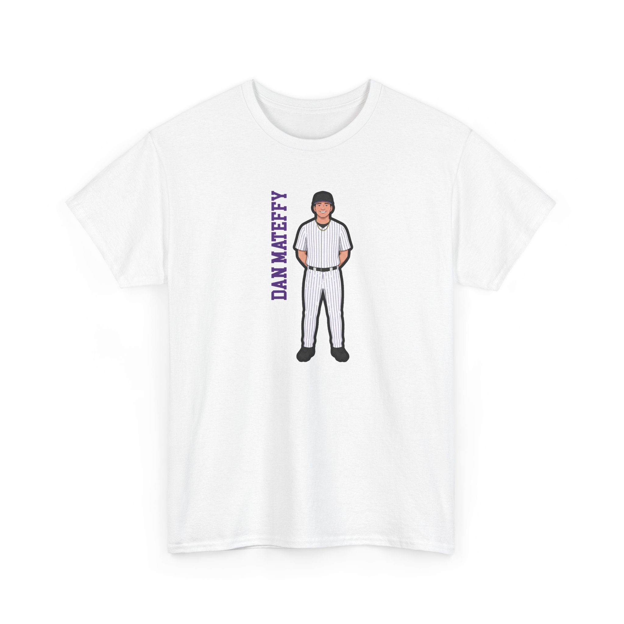 Tee — character_name_vertical in White