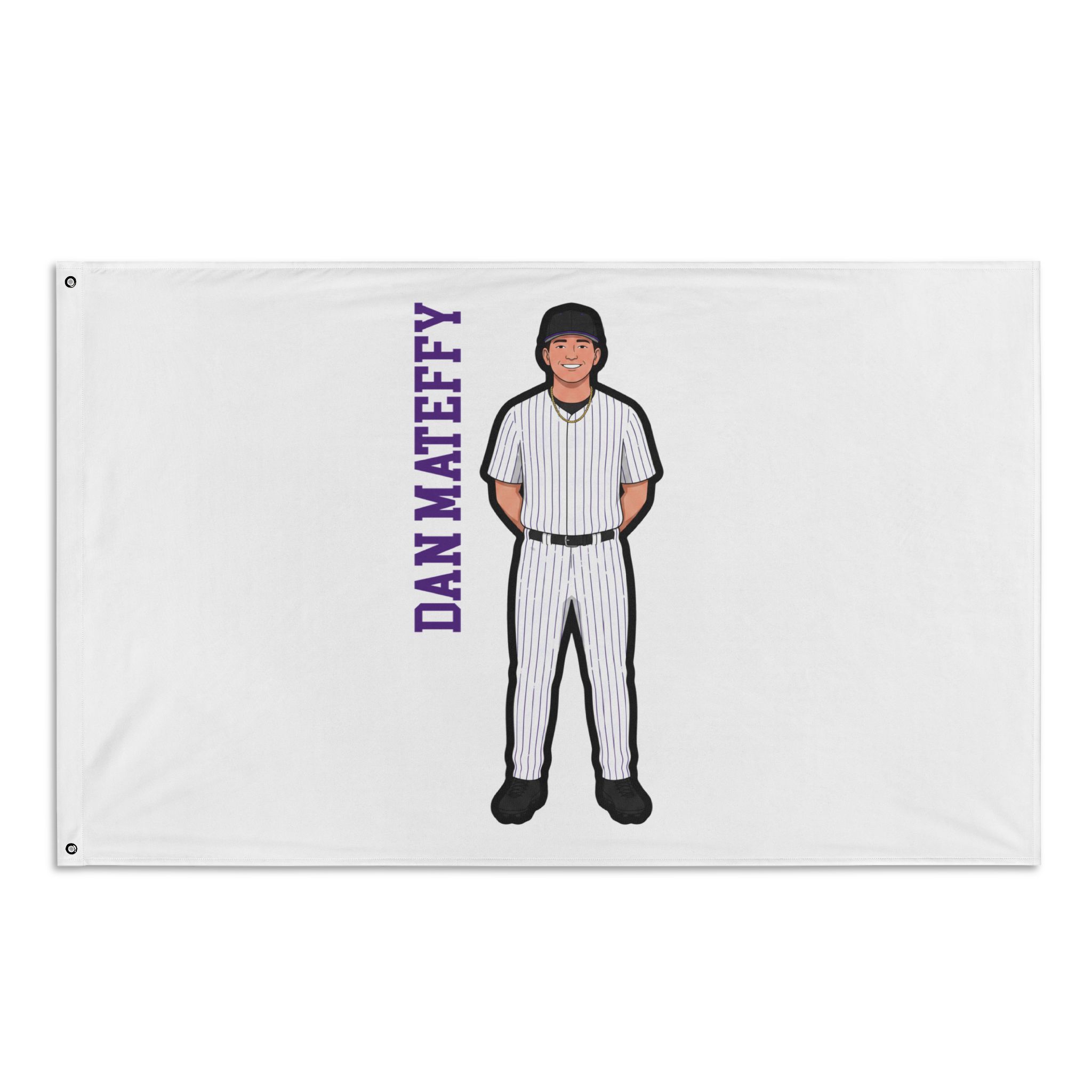 Flag (35 × 56 in) — character_name_vertical in Classic