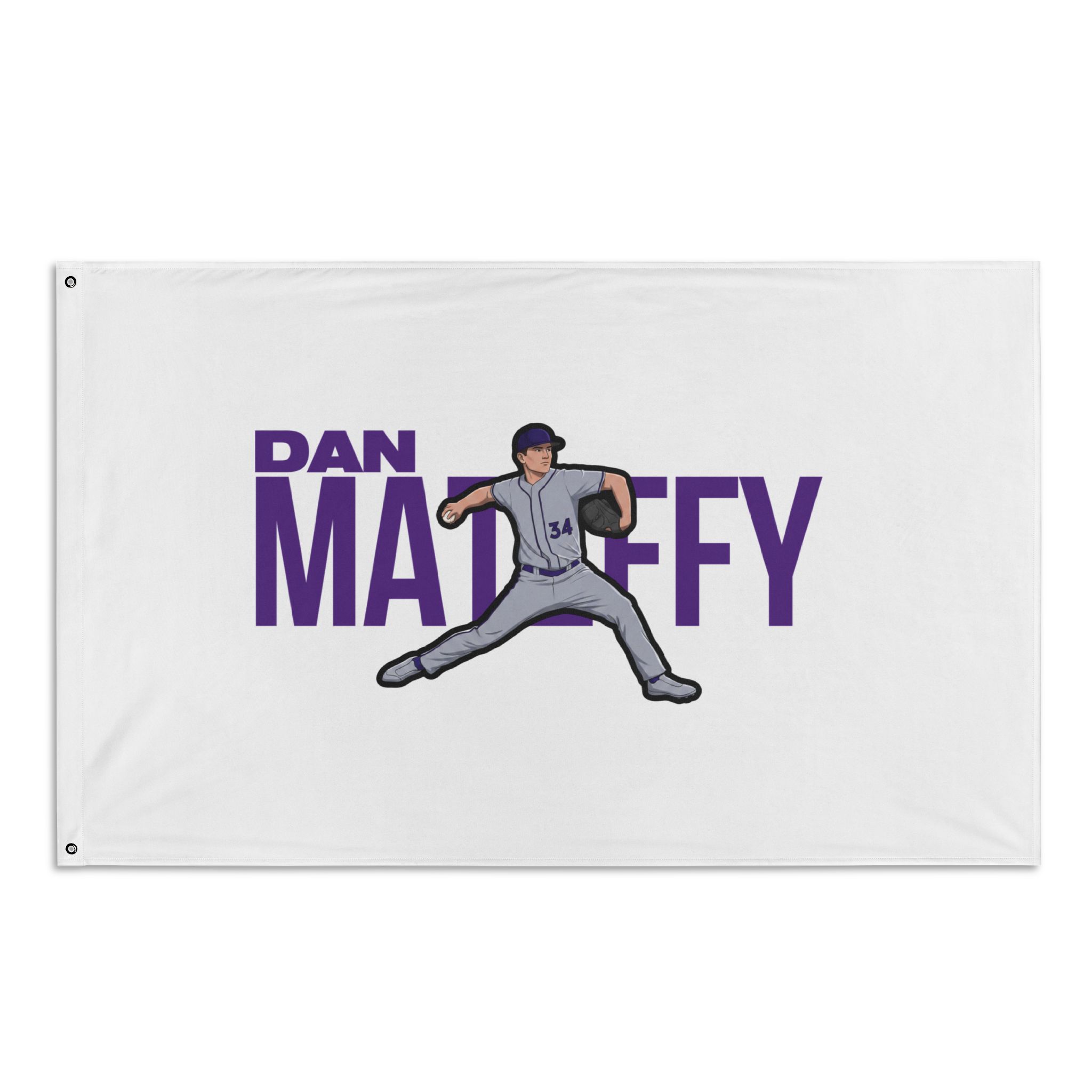 Flag (35 × 56 in) — character_player_name in Classic
