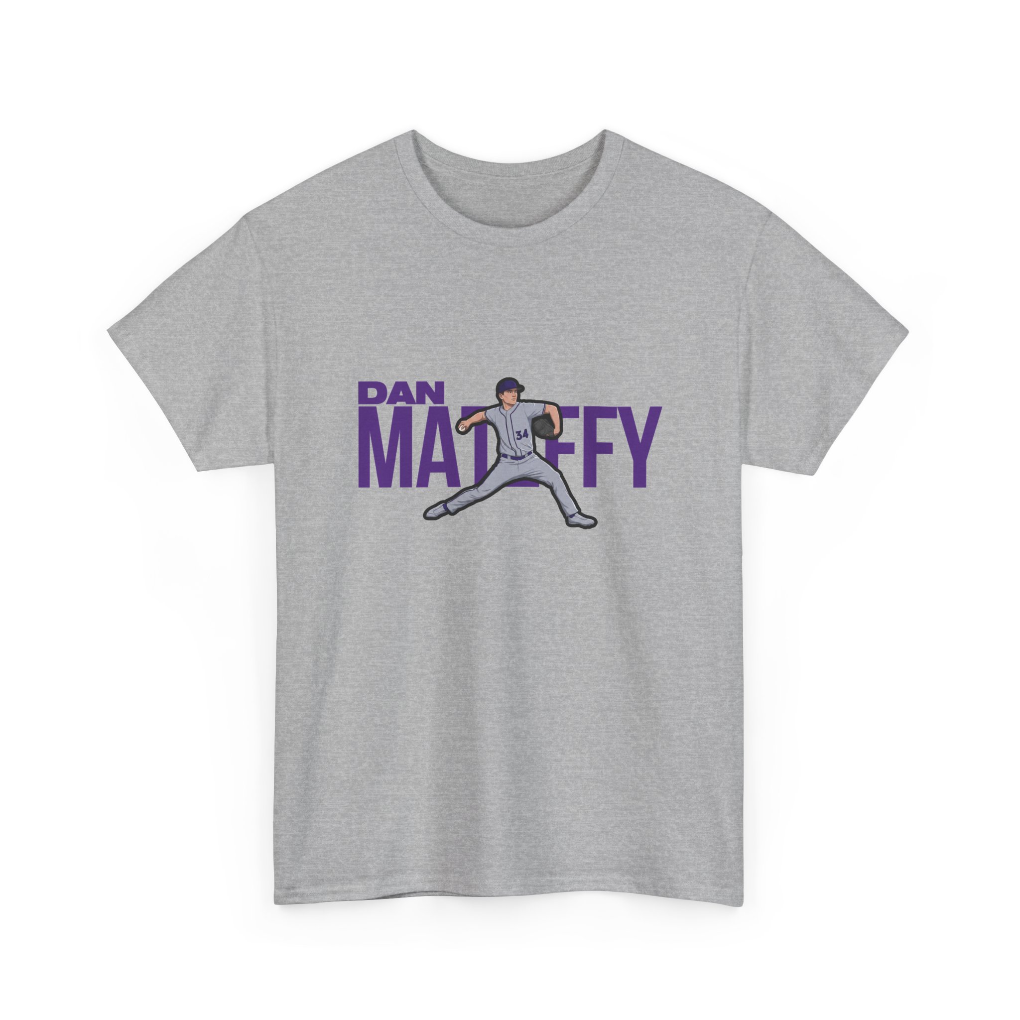 Tee — character_player_name in Grey