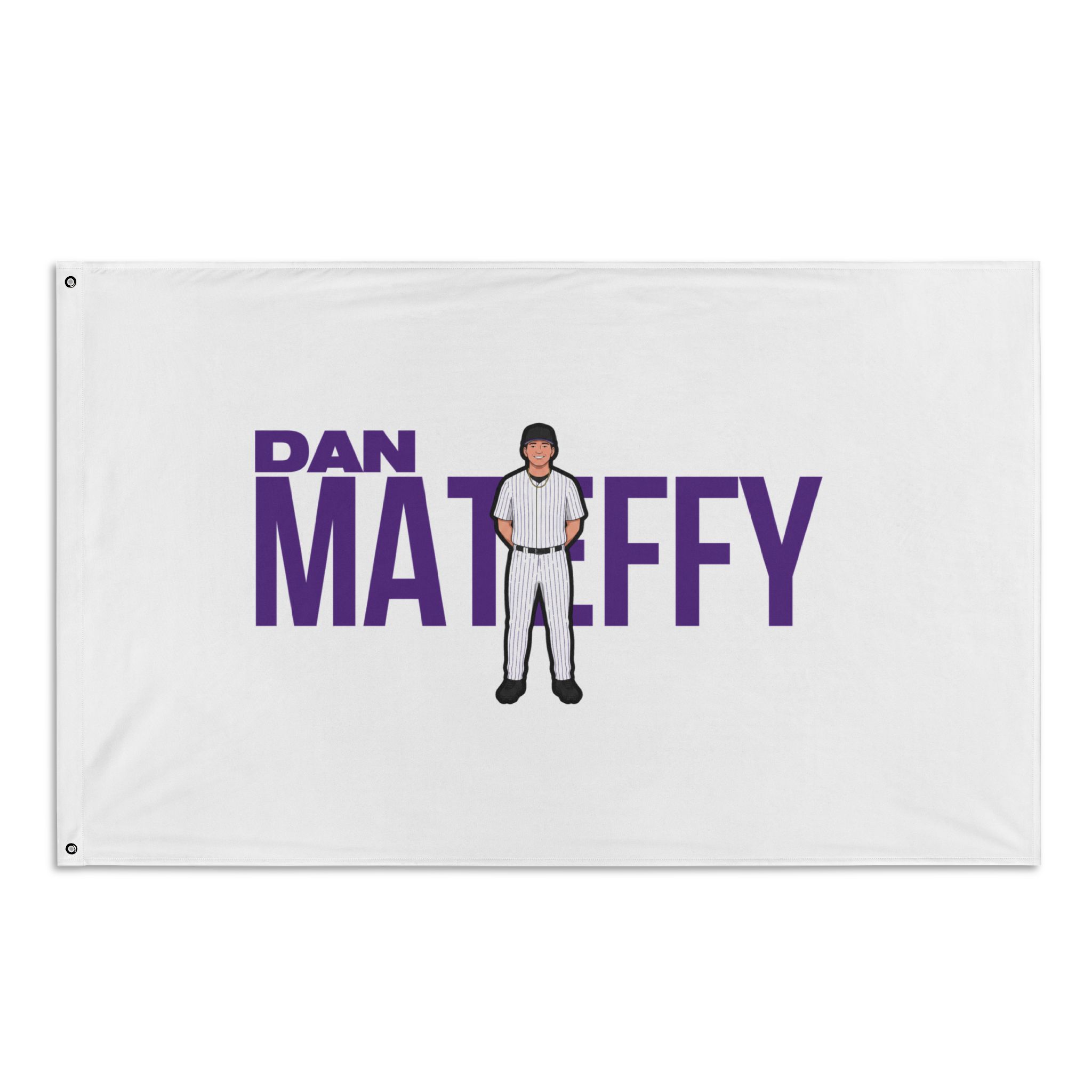Flag (35 × 56 in) — character_player_name in Classic