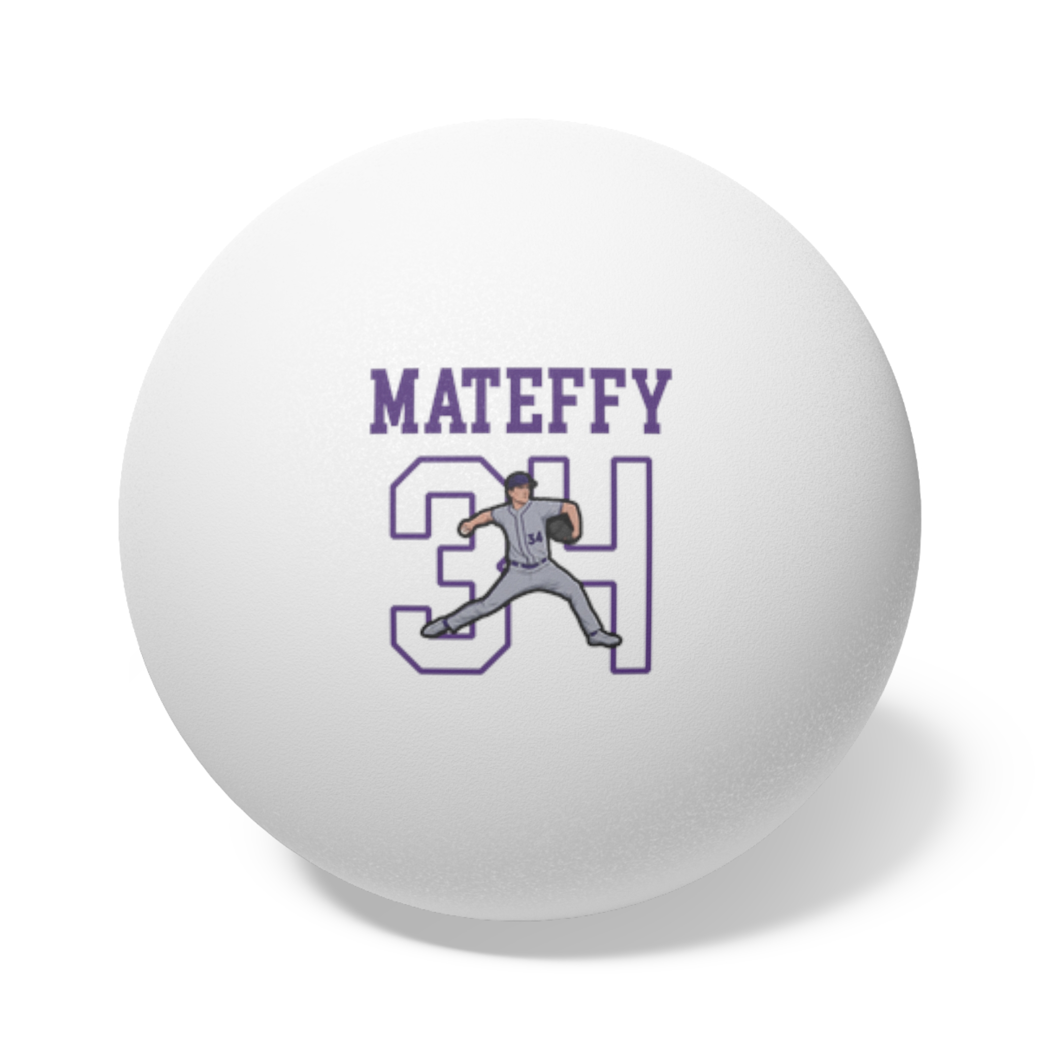 Ping Pong Balls, 6 pcs — character_shirsey in White