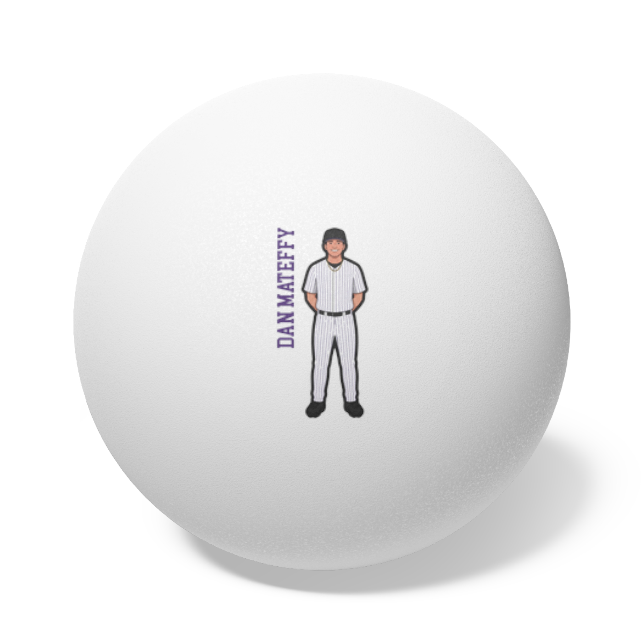 Ping Pong Balls, 6 pcs — character_name_vertical in White