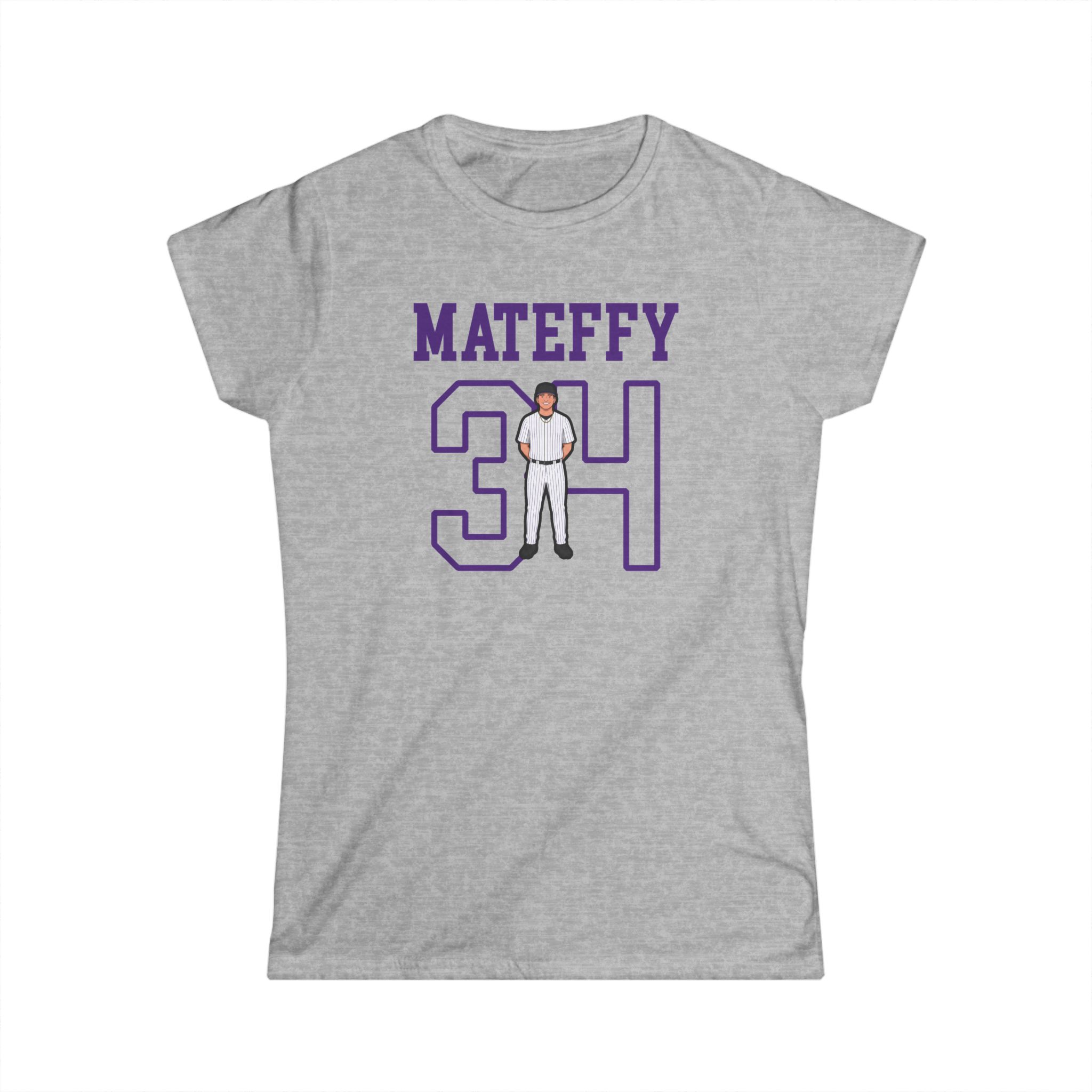 Women's Softstyle Tee — character_shirsey in Grey