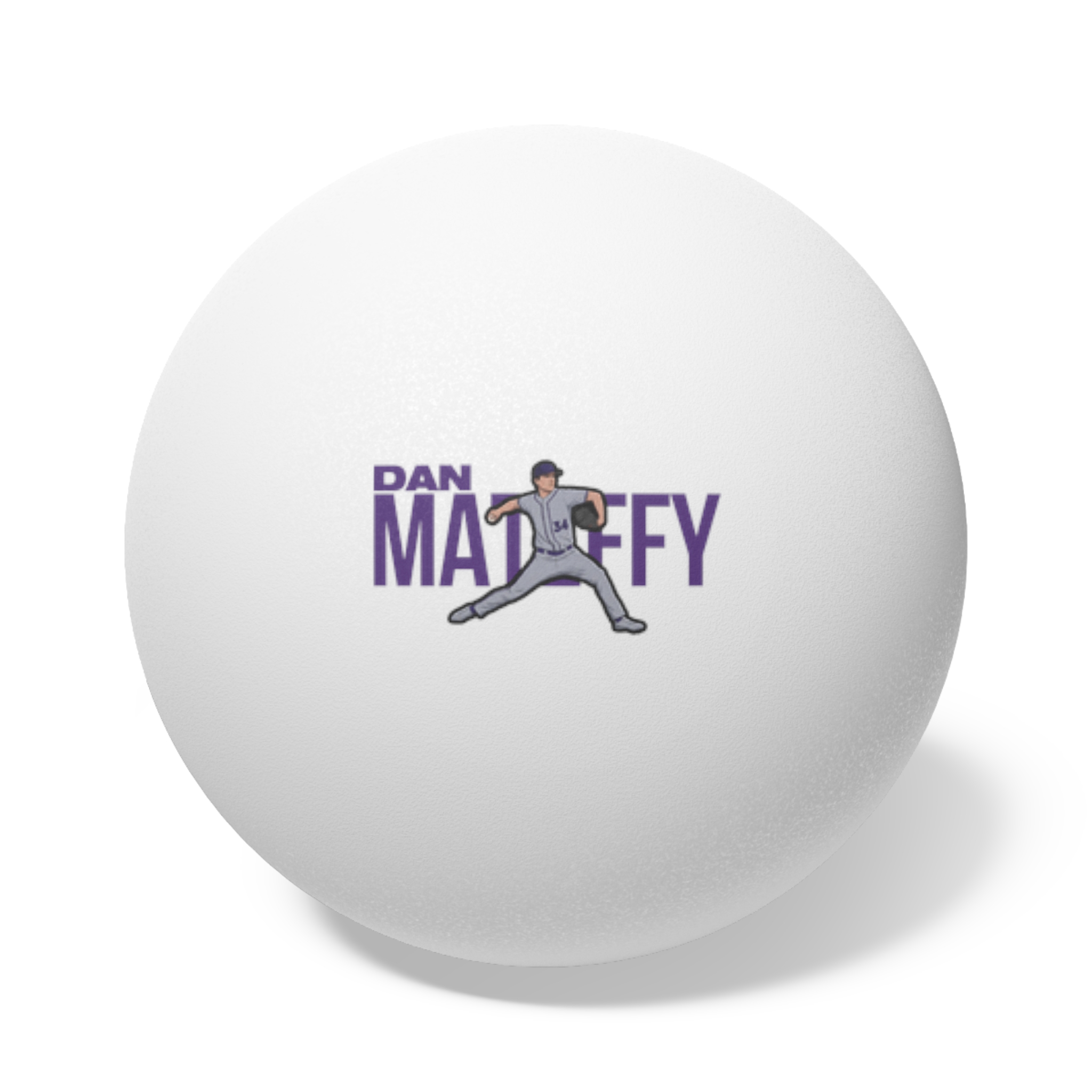Ping Pong Balls, 6 pcs — character_player_name in White