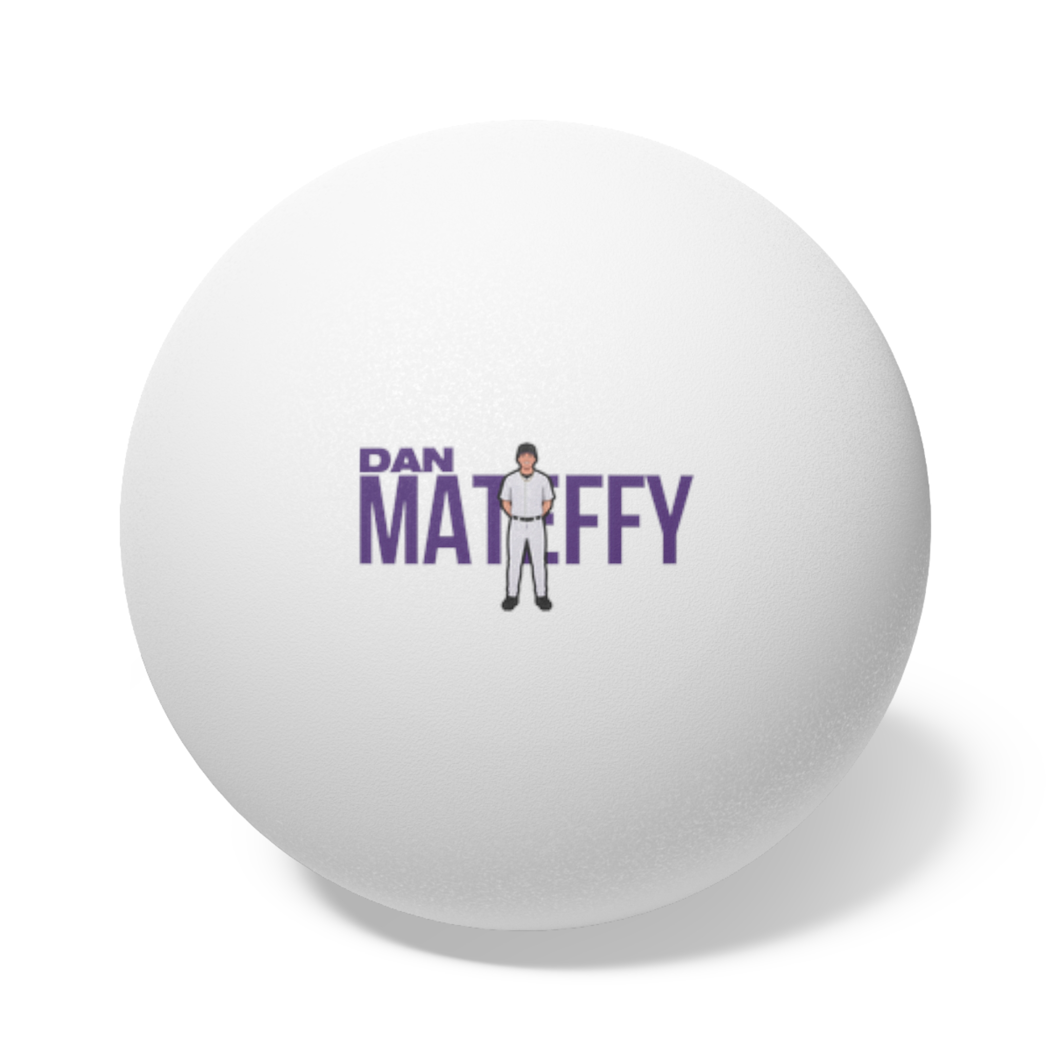 Ping Pong Balls, 6 pcs — character_player_name in White