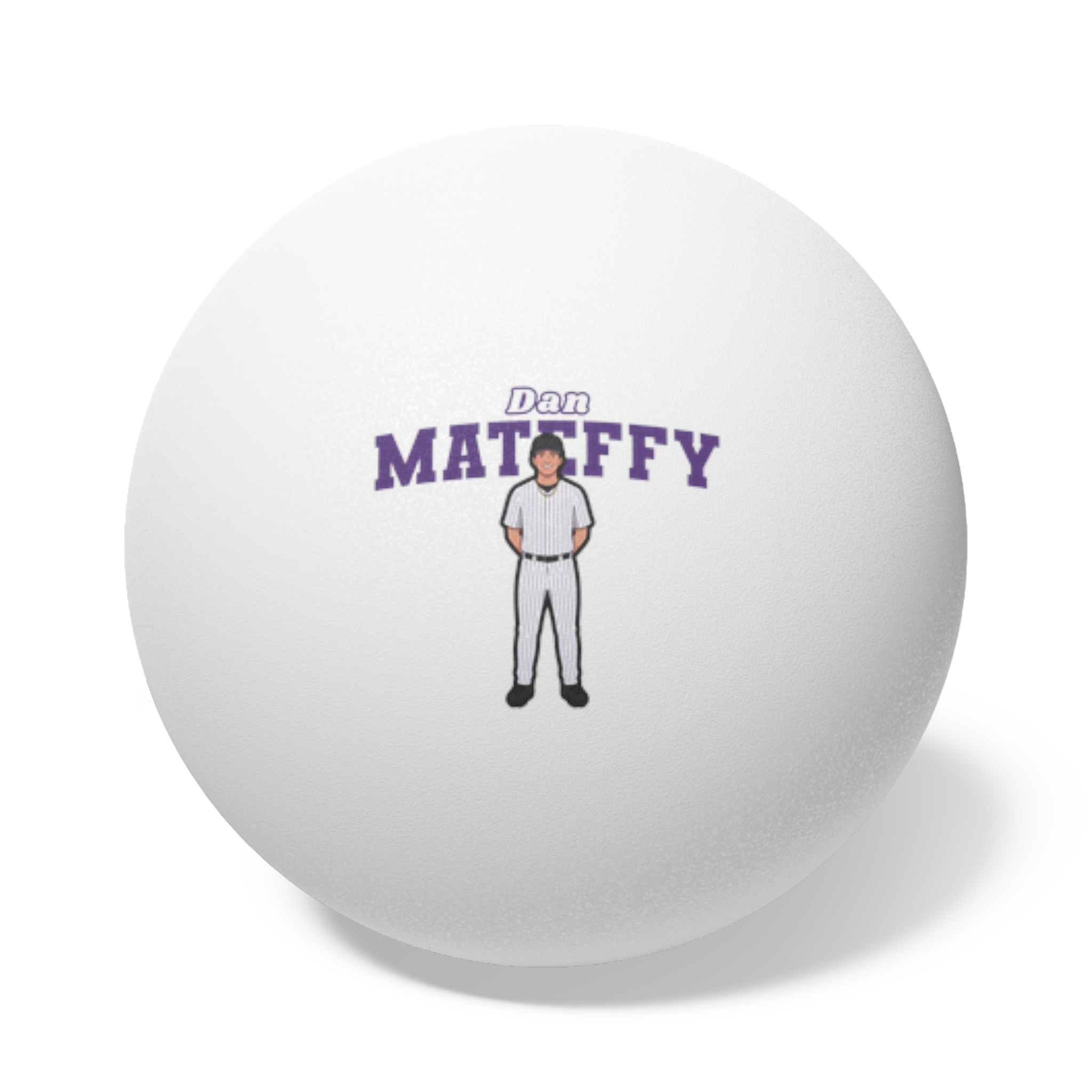 Ping Pong Balls, 6 pcs — character_name_arch in White