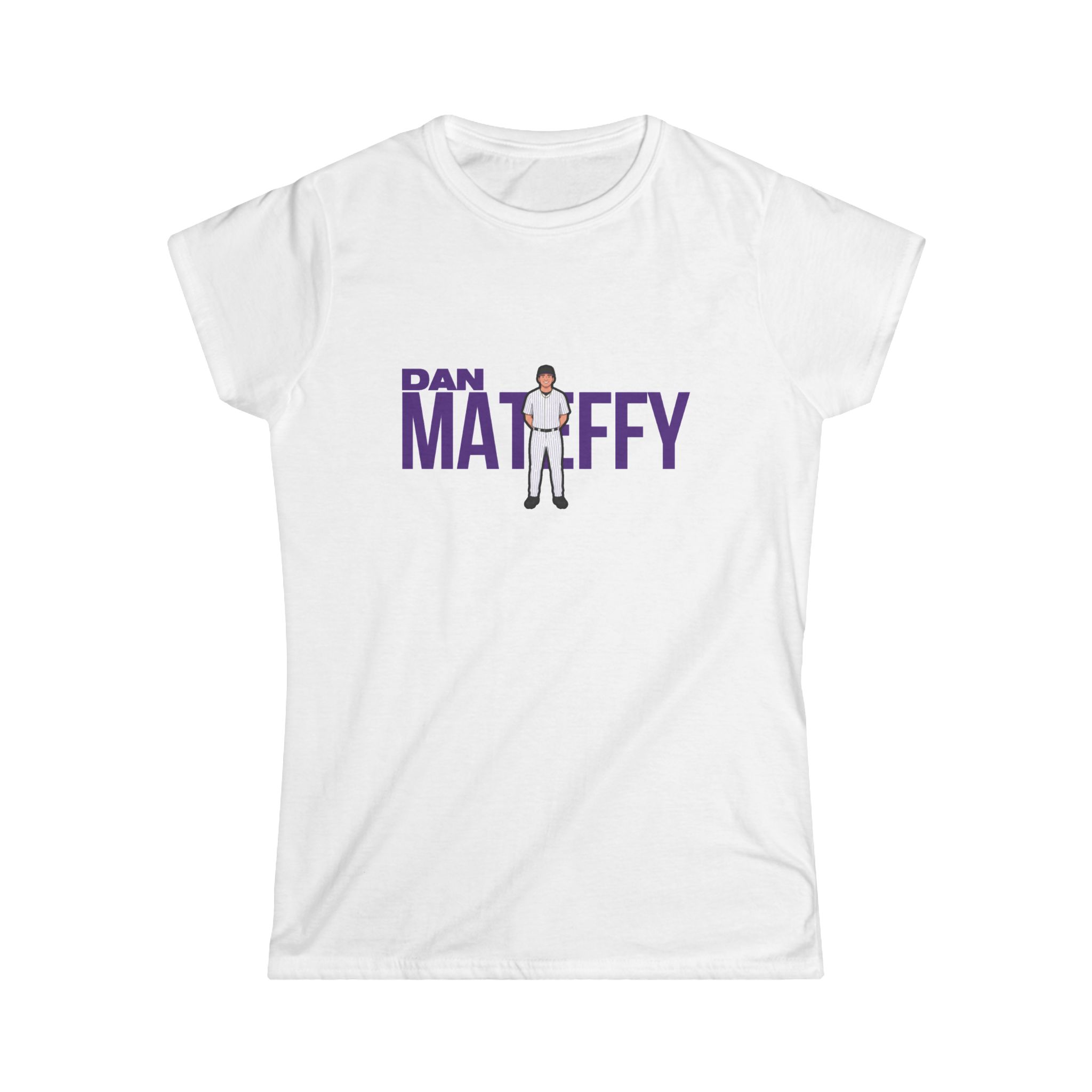 Women's Softstyle Tee — character_player_name in White