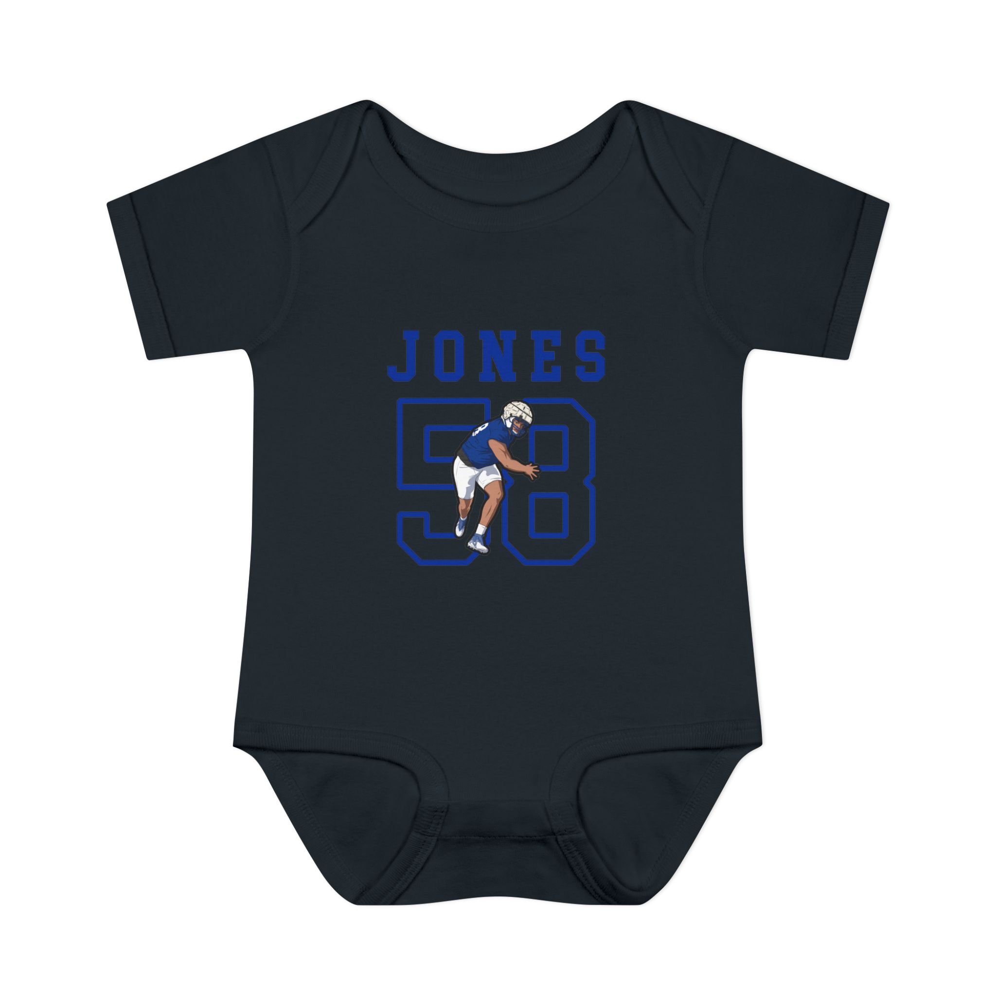 Baby Onesie — character_shirsey in Black