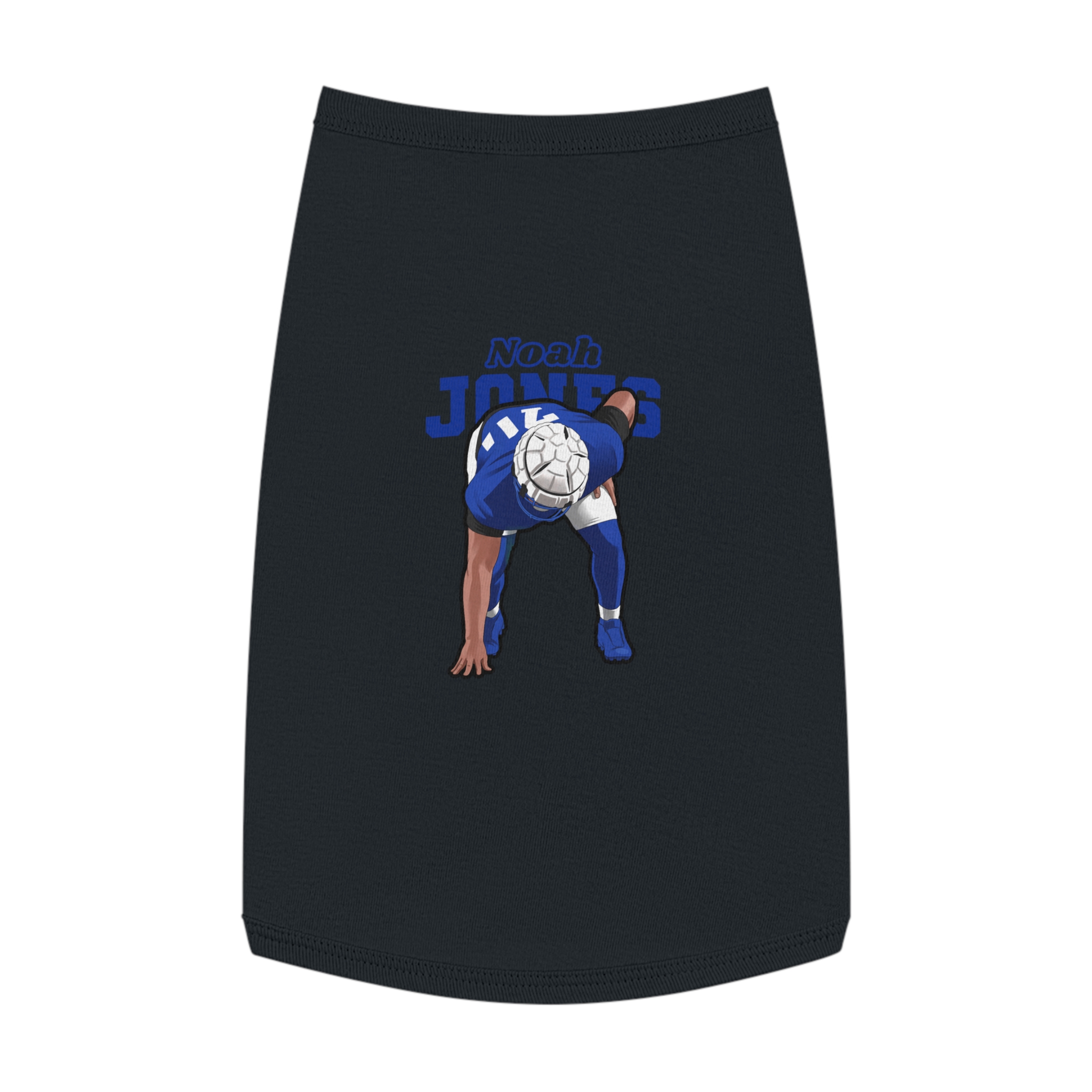 Pet Tank Top — character_name_arch in White