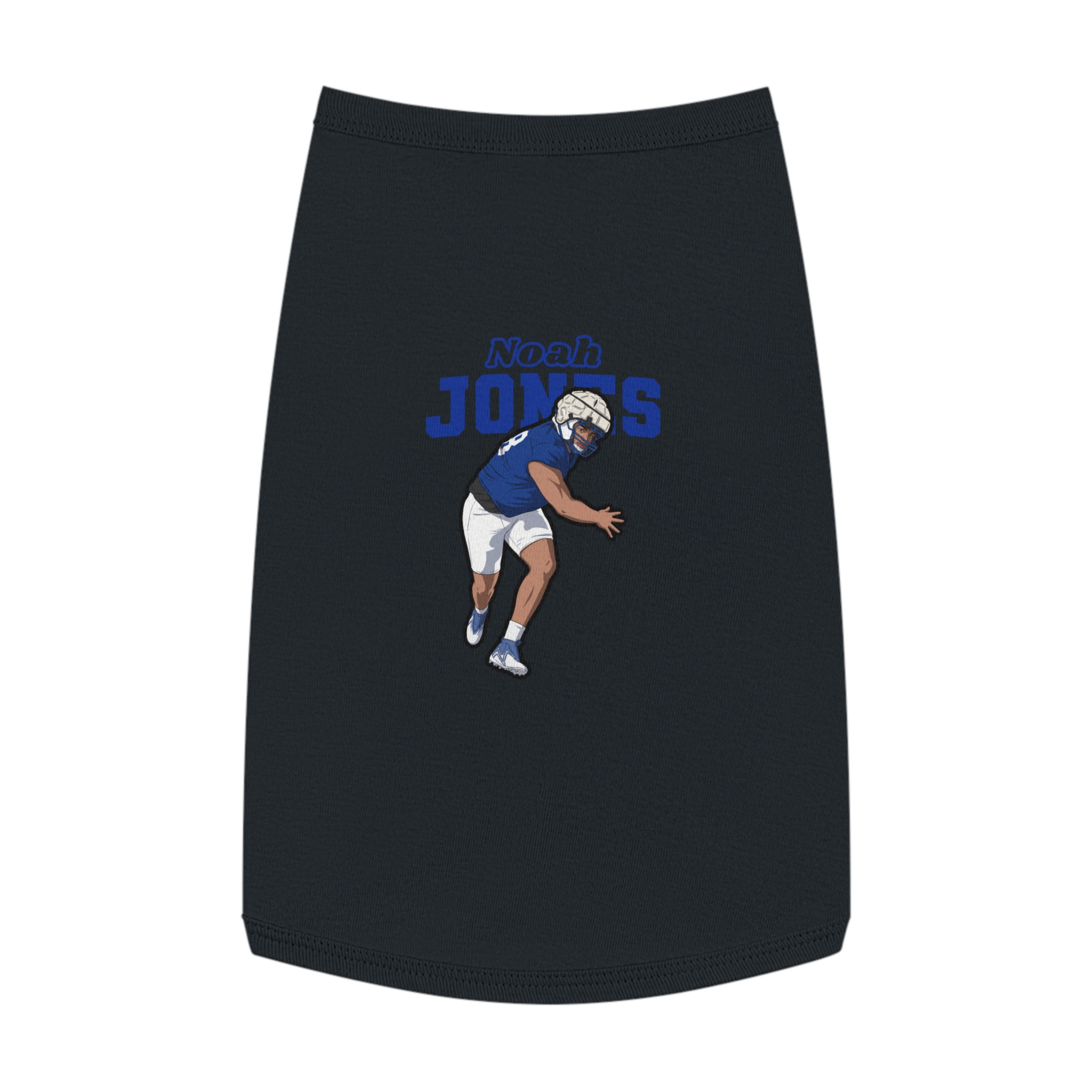Pet Tank Top — character_name_arch in Black
