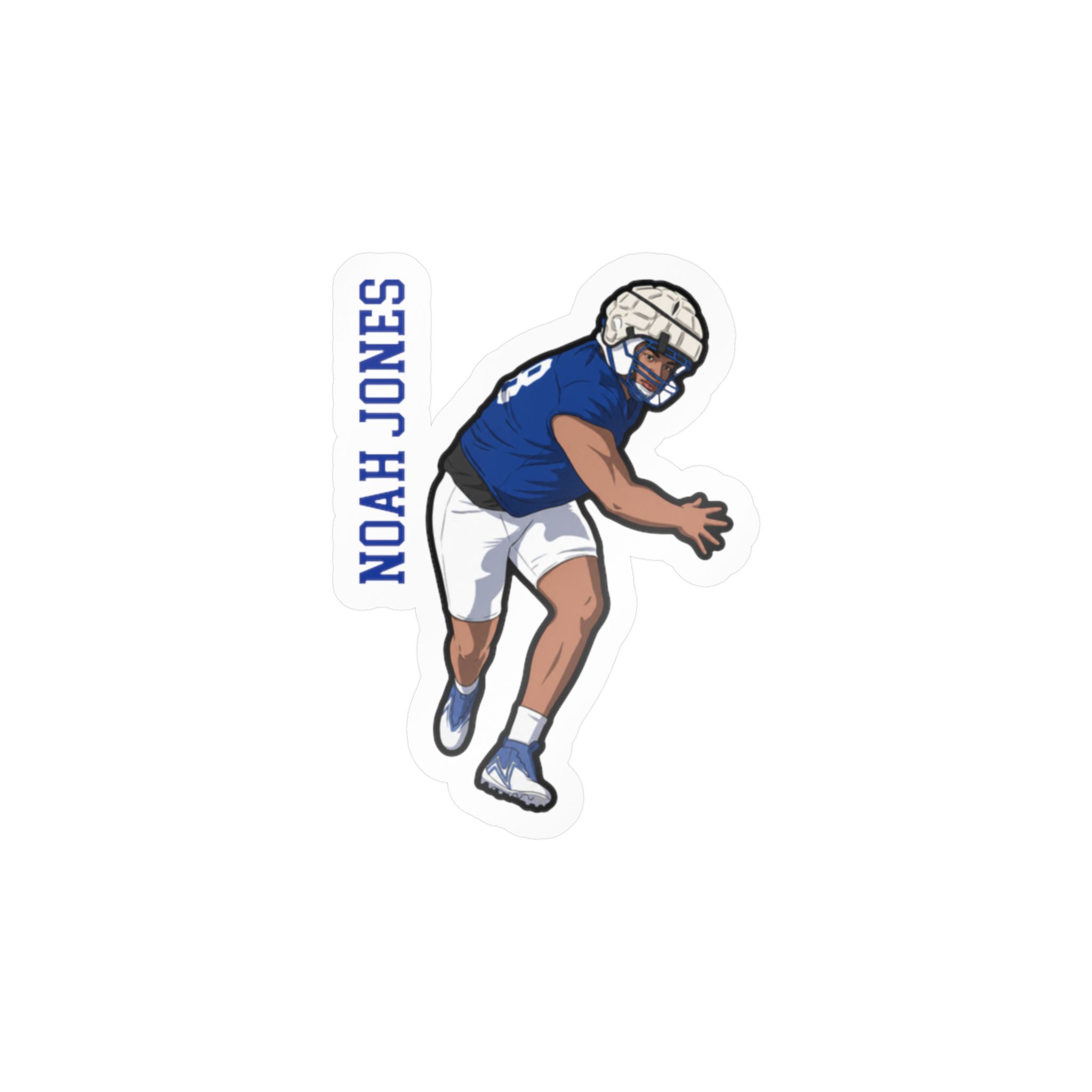 Vinyl Sticker — character_name_vertical in Classic