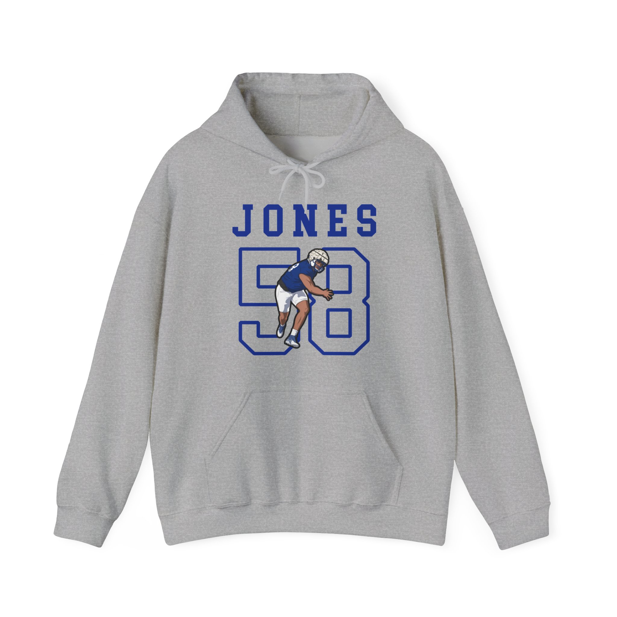 Hoodie — character_shirsey in Grey