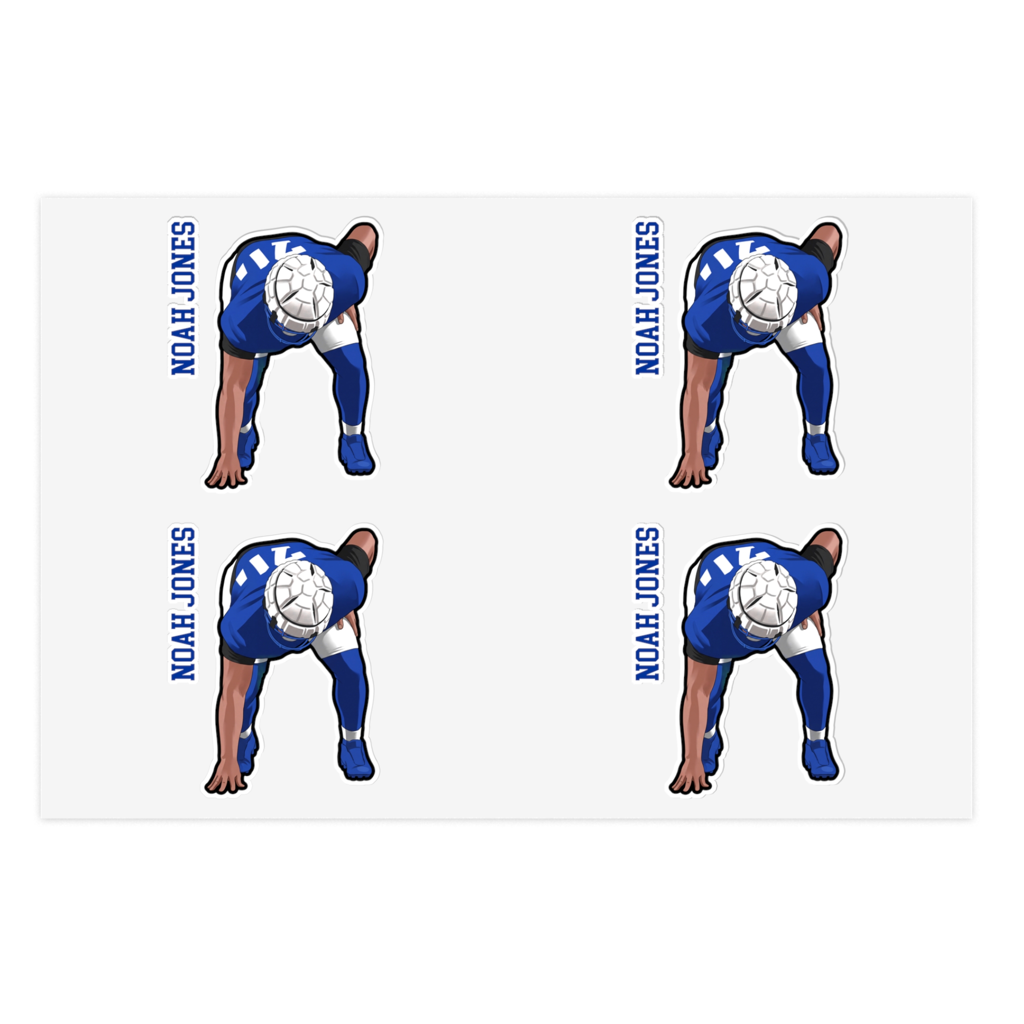 Sticker Sheet — character_name_vertical in Classic