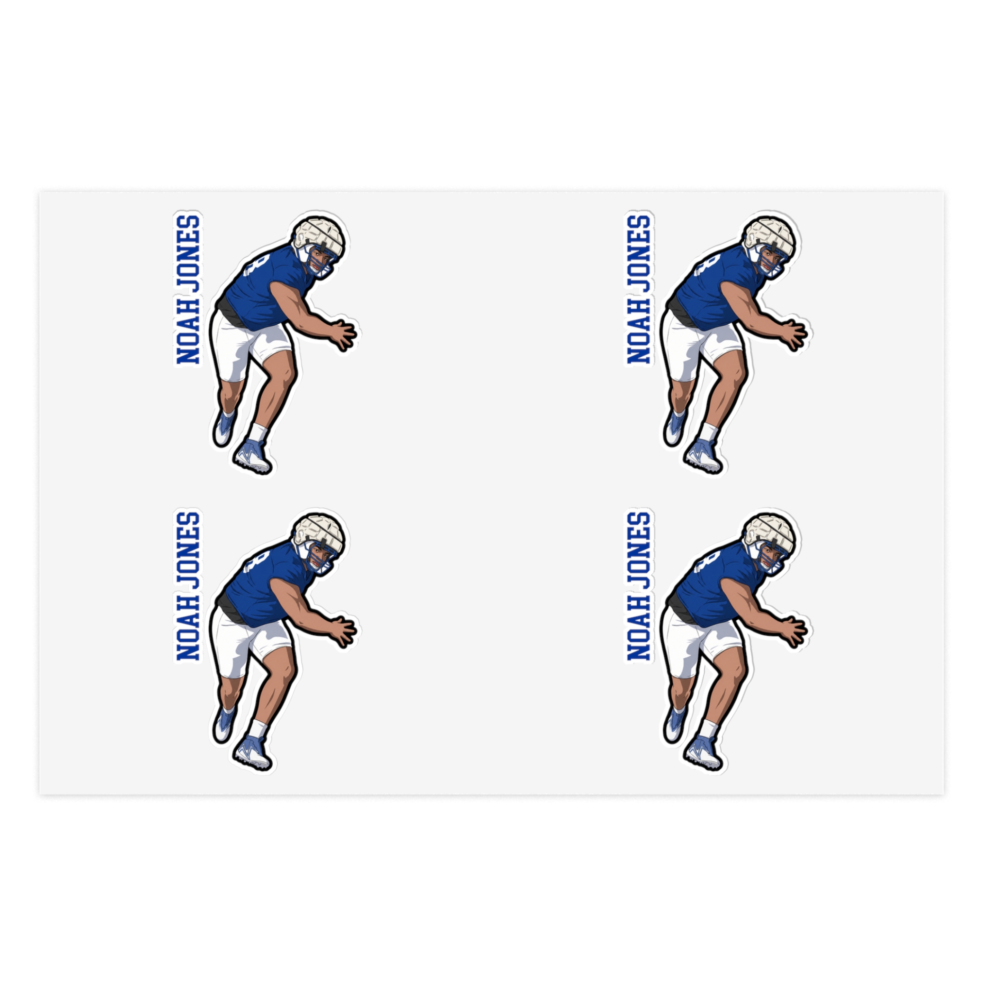Sticker Sheet — character_name_vertical in Classic