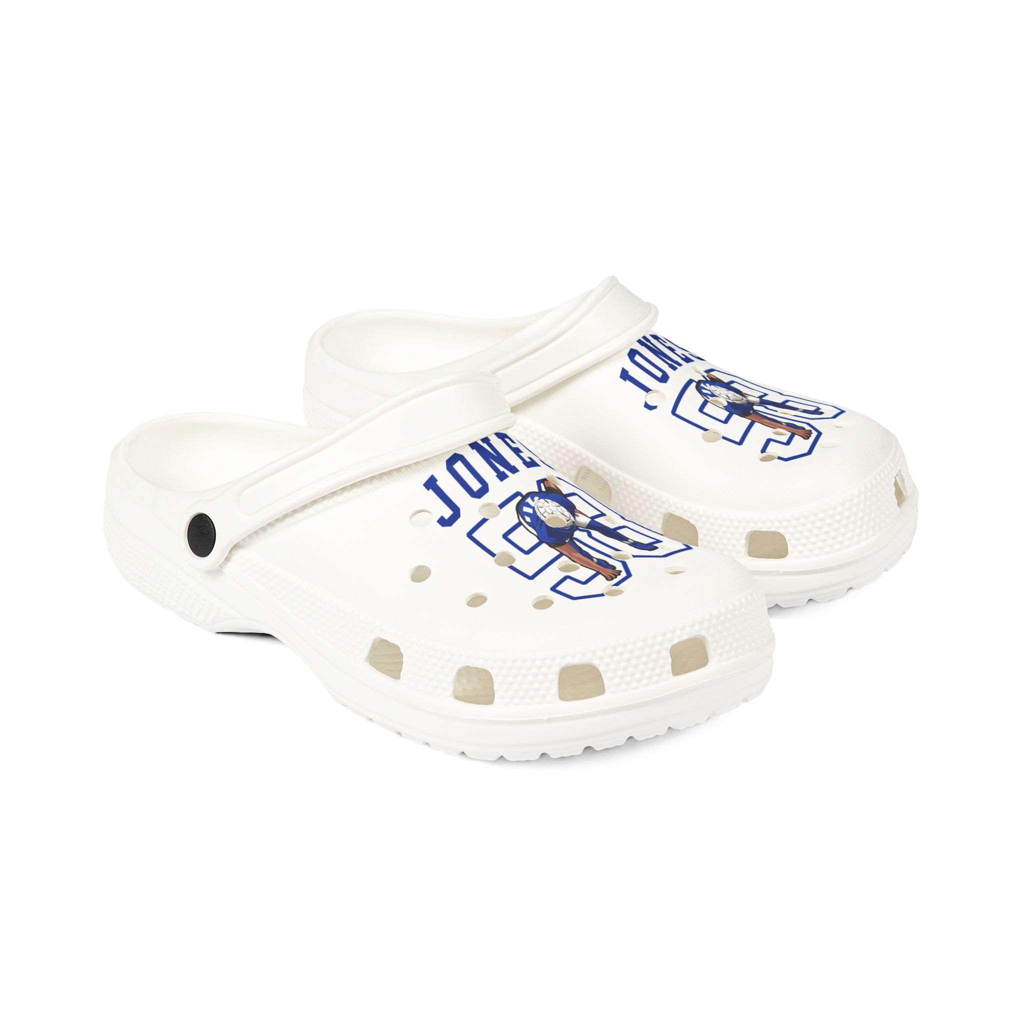 Rubber Clogs — character_shirsey in White