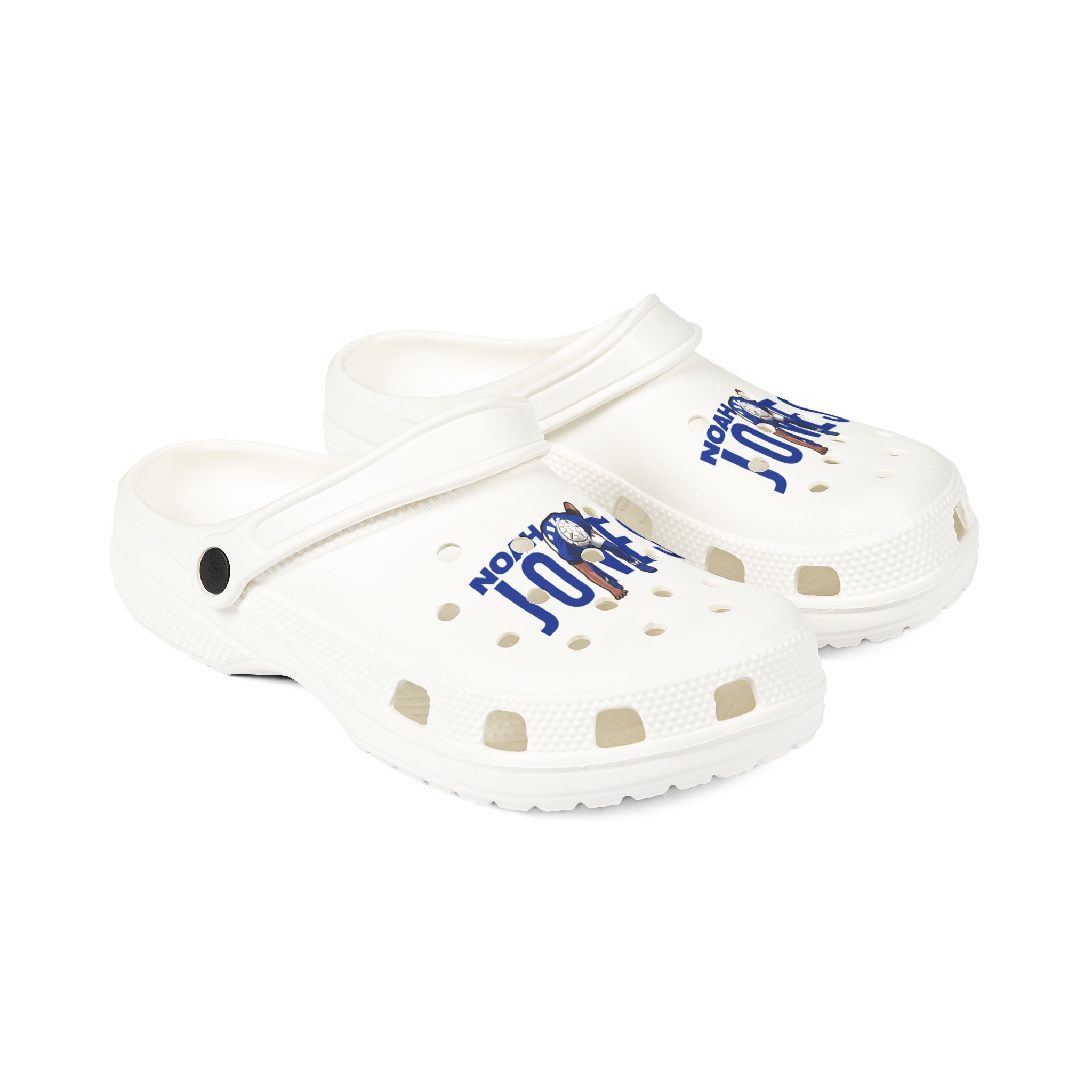 Rubber Clogs — character_player_name in White
