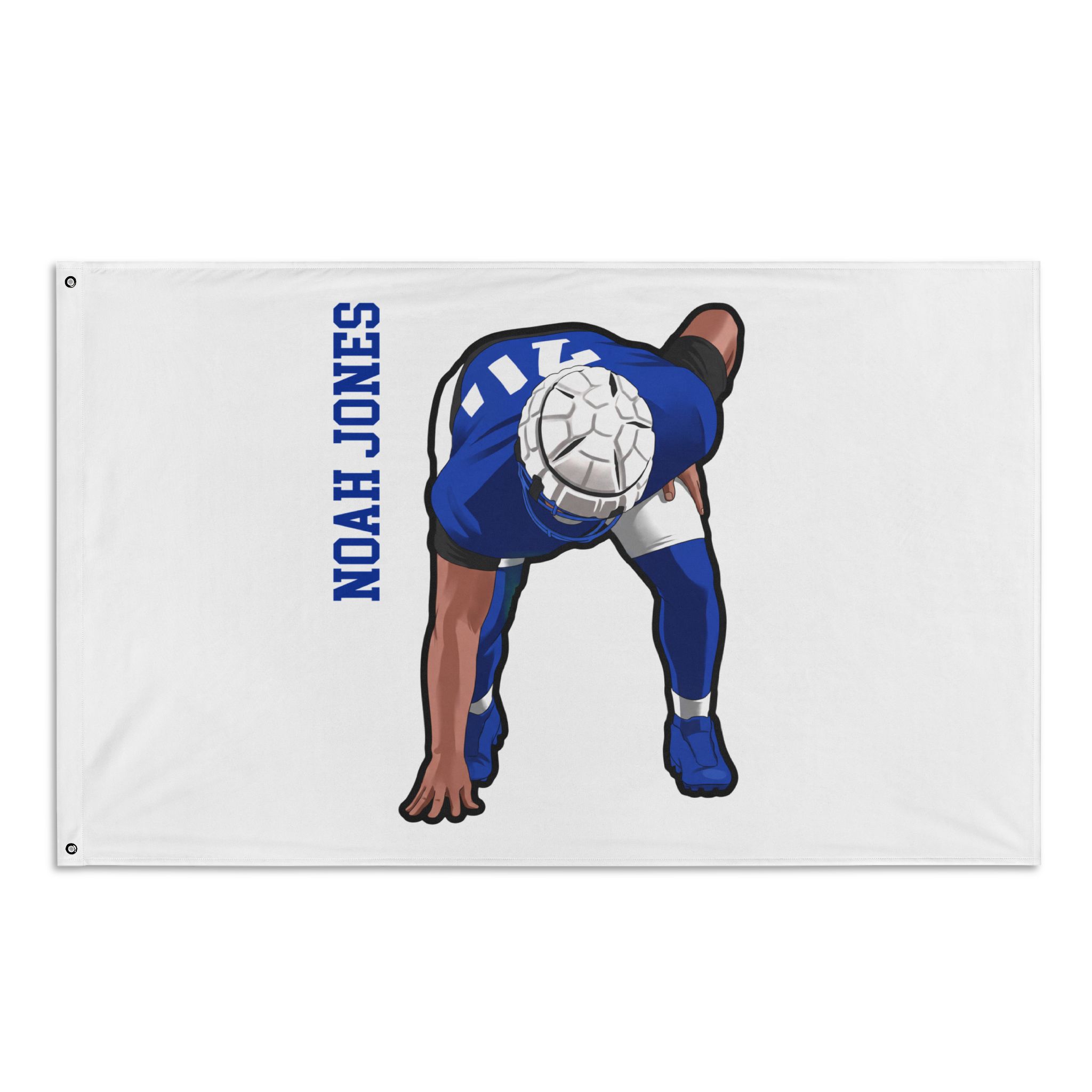 Flag (35 × 56 in) — character_name_vertical in Classic