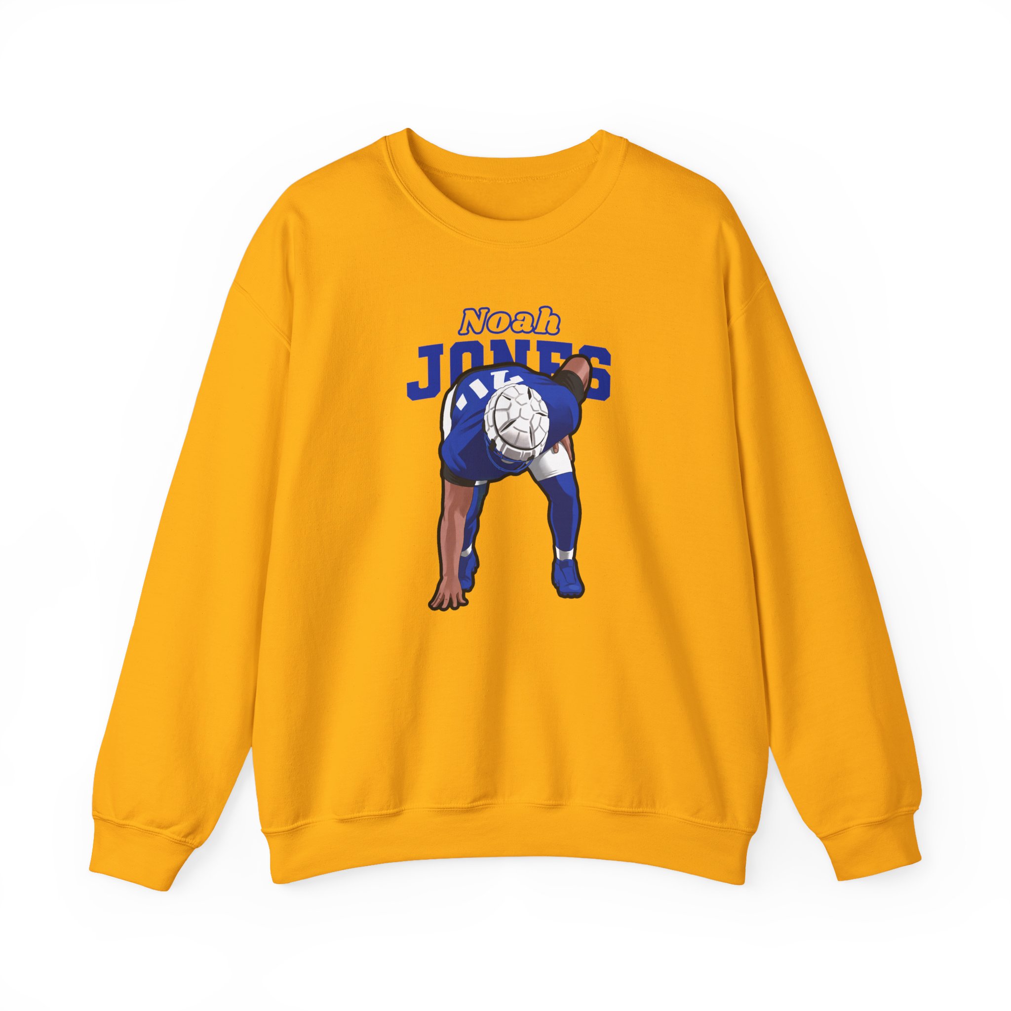 Crewneck Sweatshirt — character_name_arch in Gold