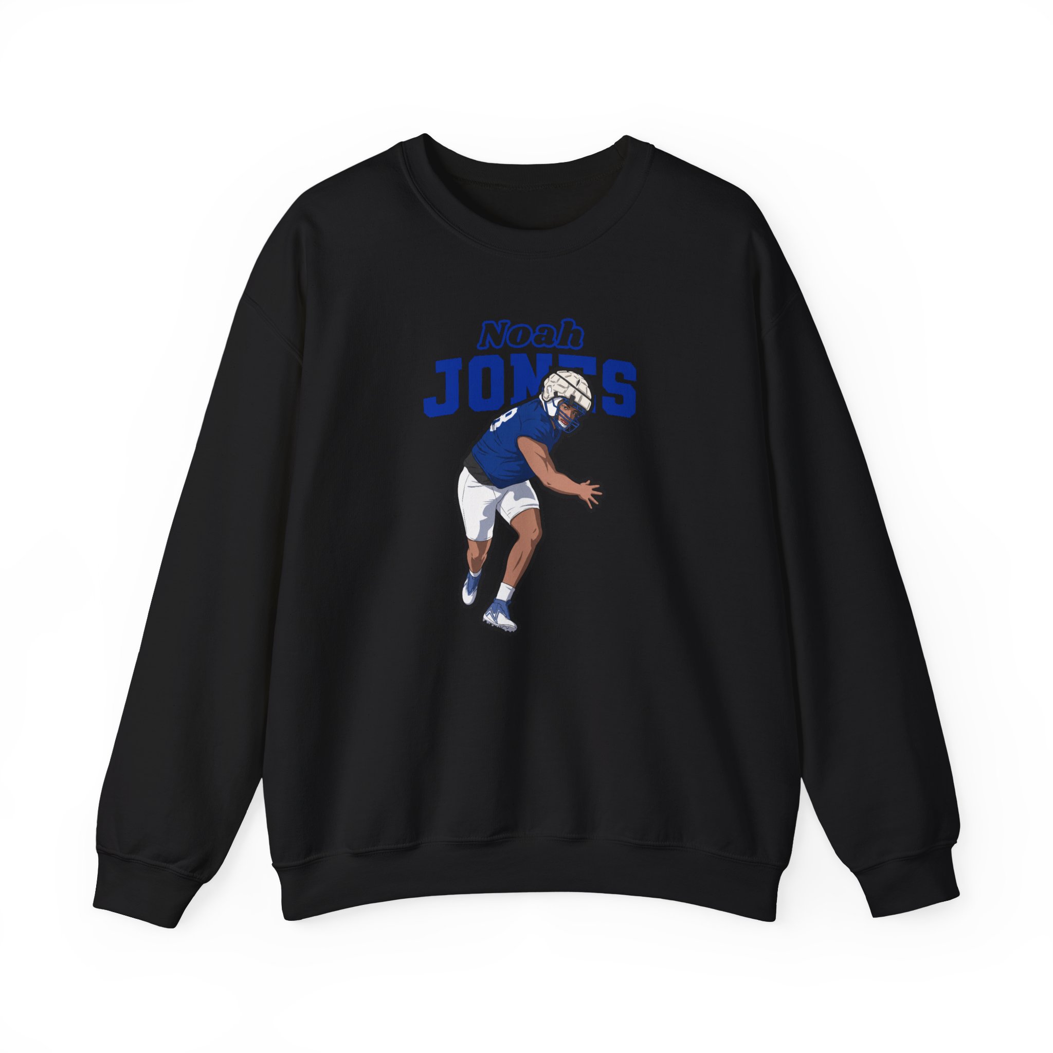 Crewneck Sweatshirt — character_name_arch in Black