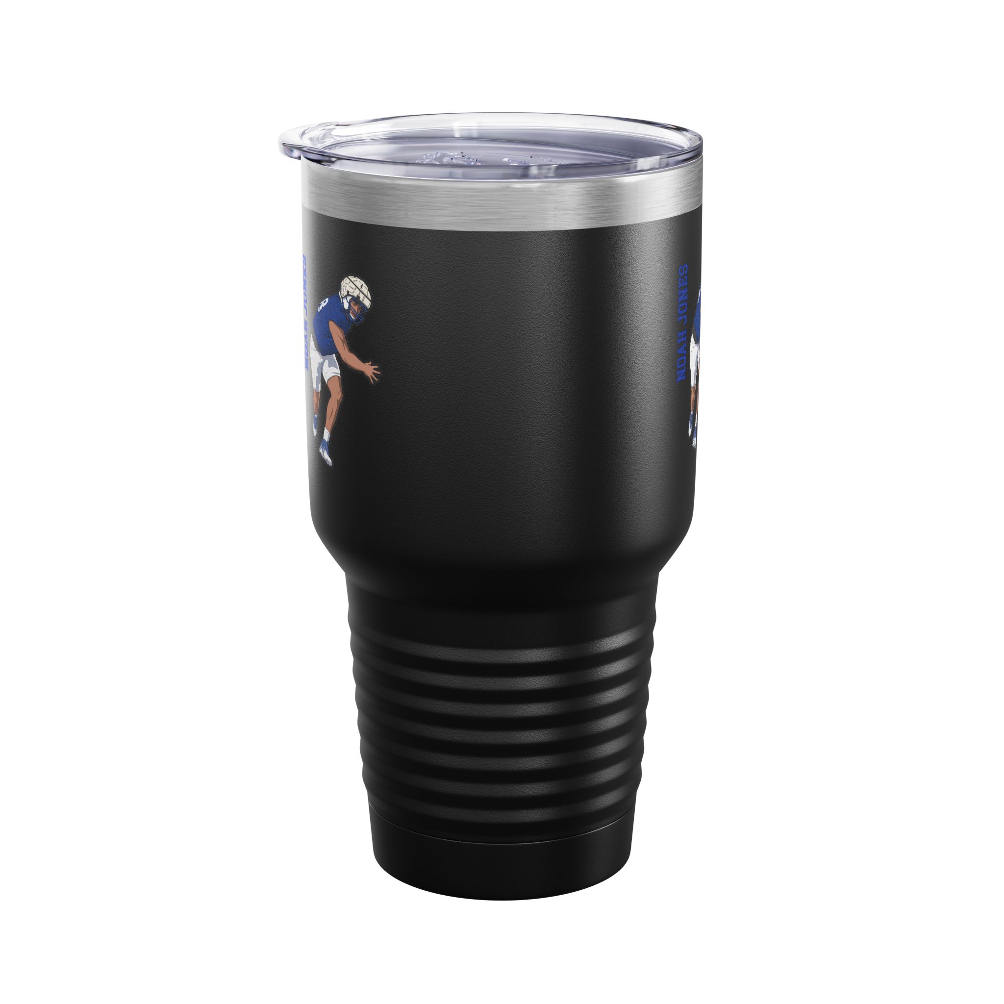 30oz Tumbler — character_name_vertical in Black