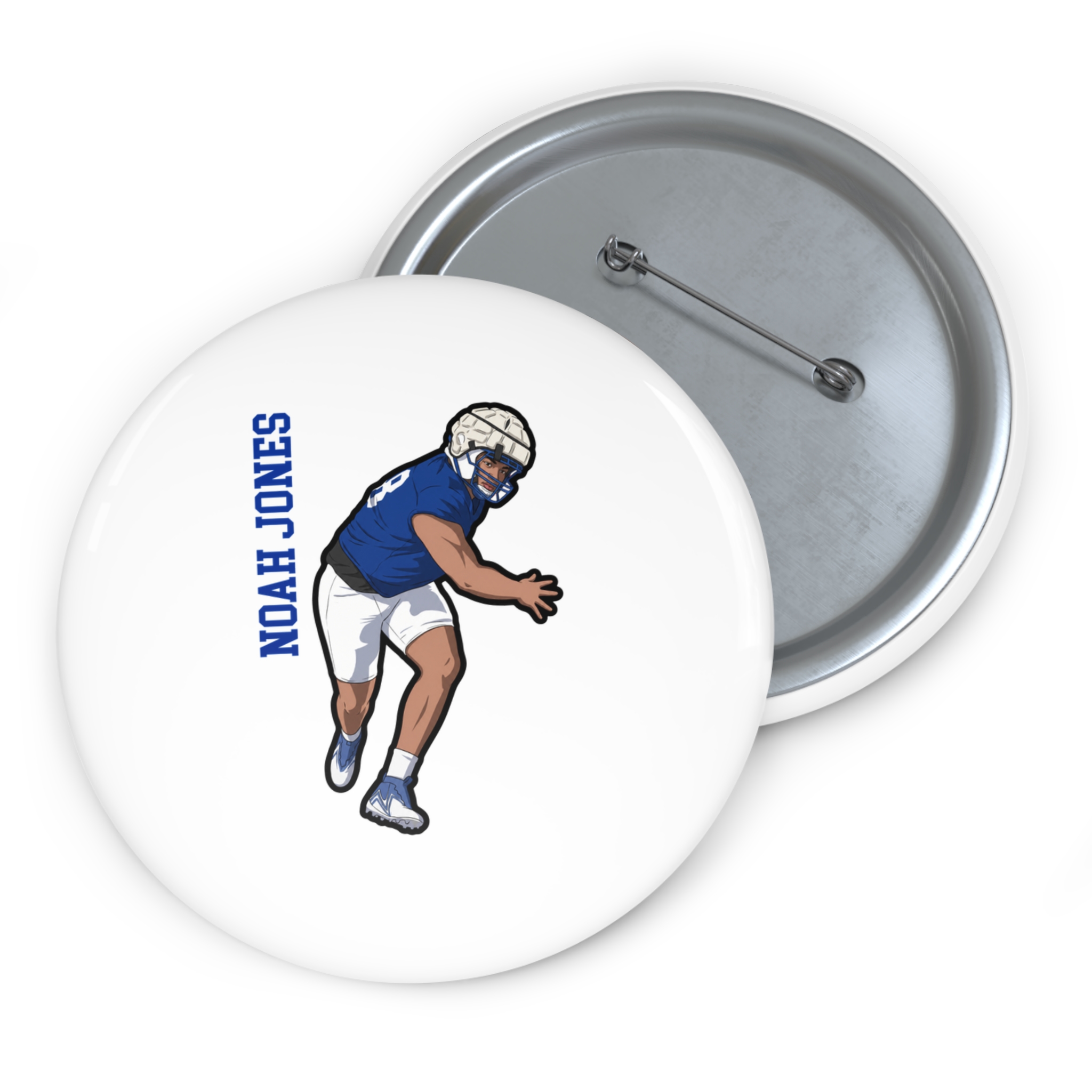 Game Day Pin — character_name_vertical in Classic