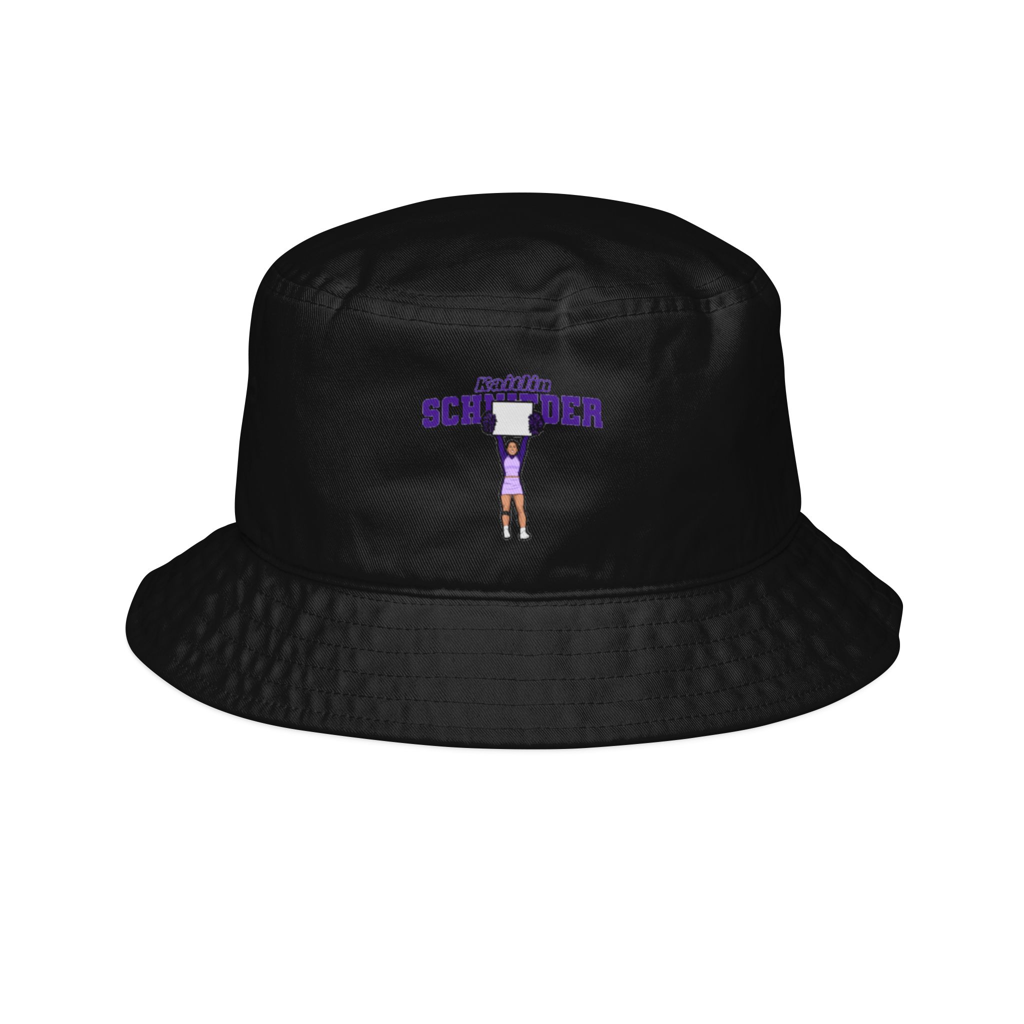 Bucket Hat — character_name_arch in Black