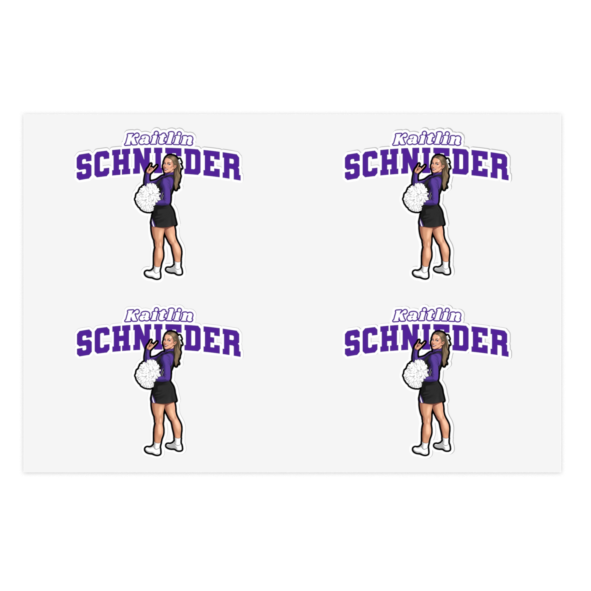 Sticker Sheet — character_name_arch in Classic