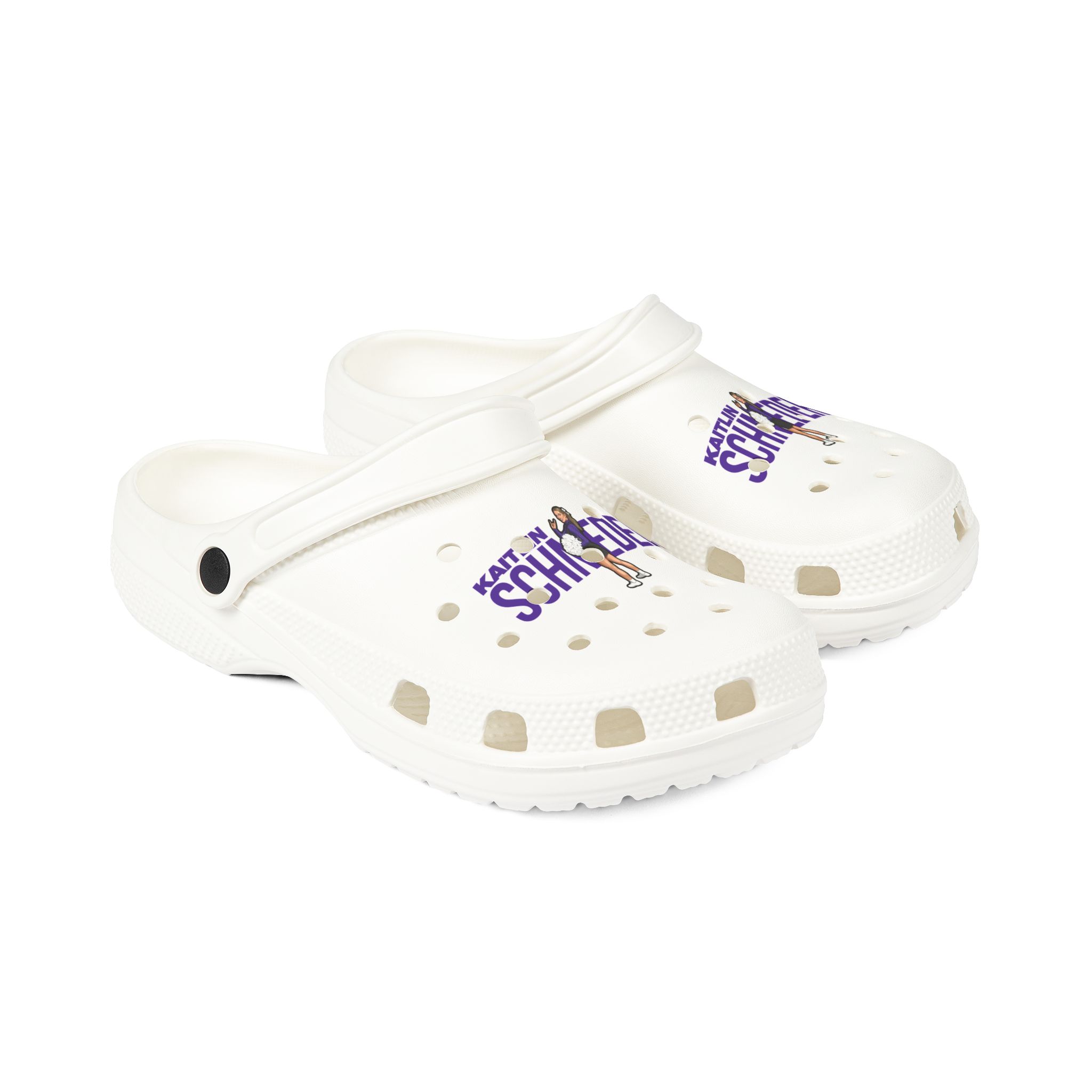 Rubber Clogs — character_player_name in White