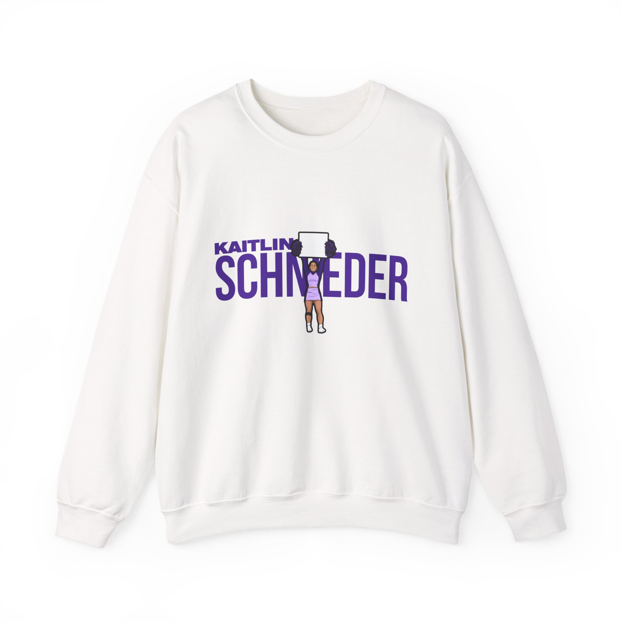 Crewneck Sweatshirt — character_player_name in White
