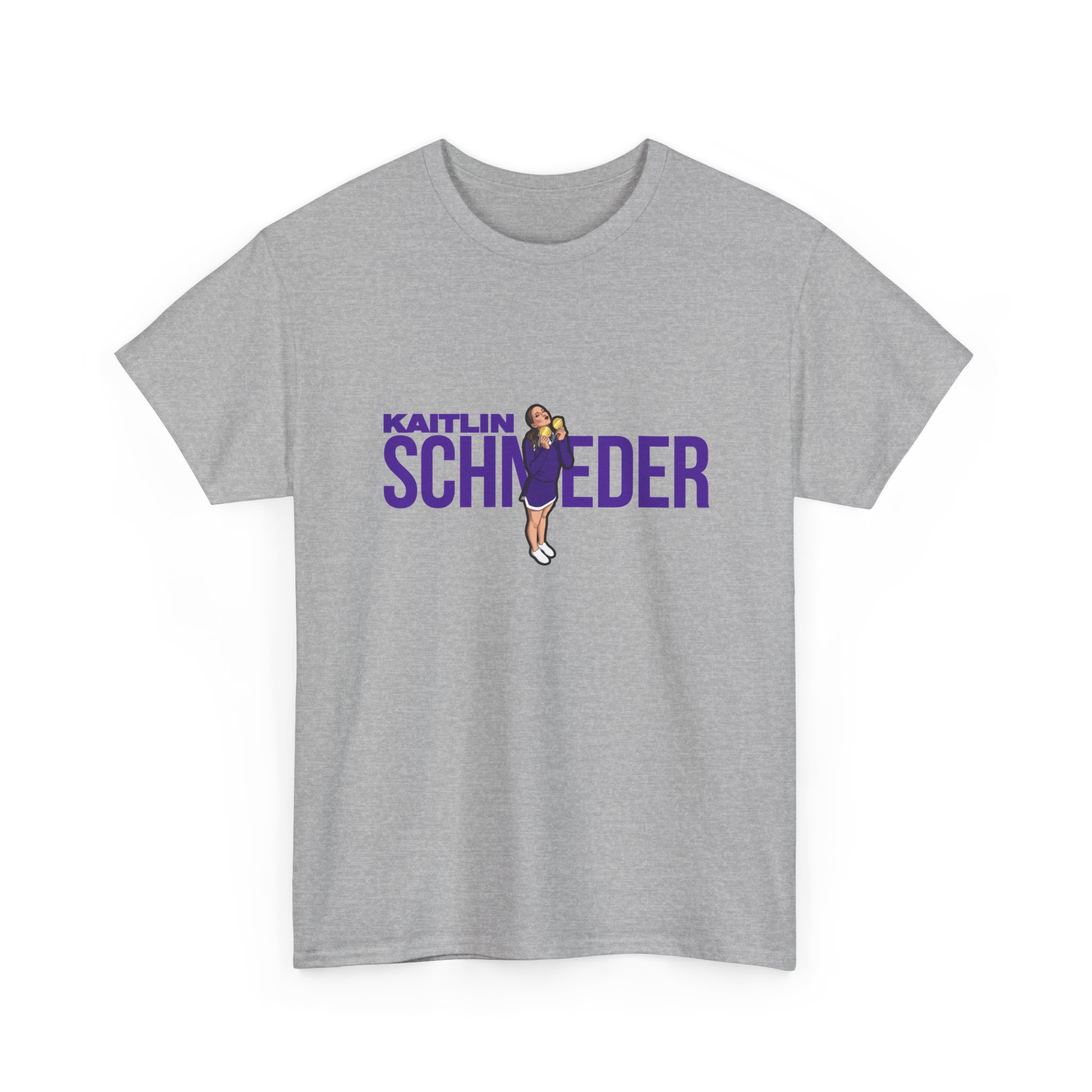 Tee — character_player_name in Grey