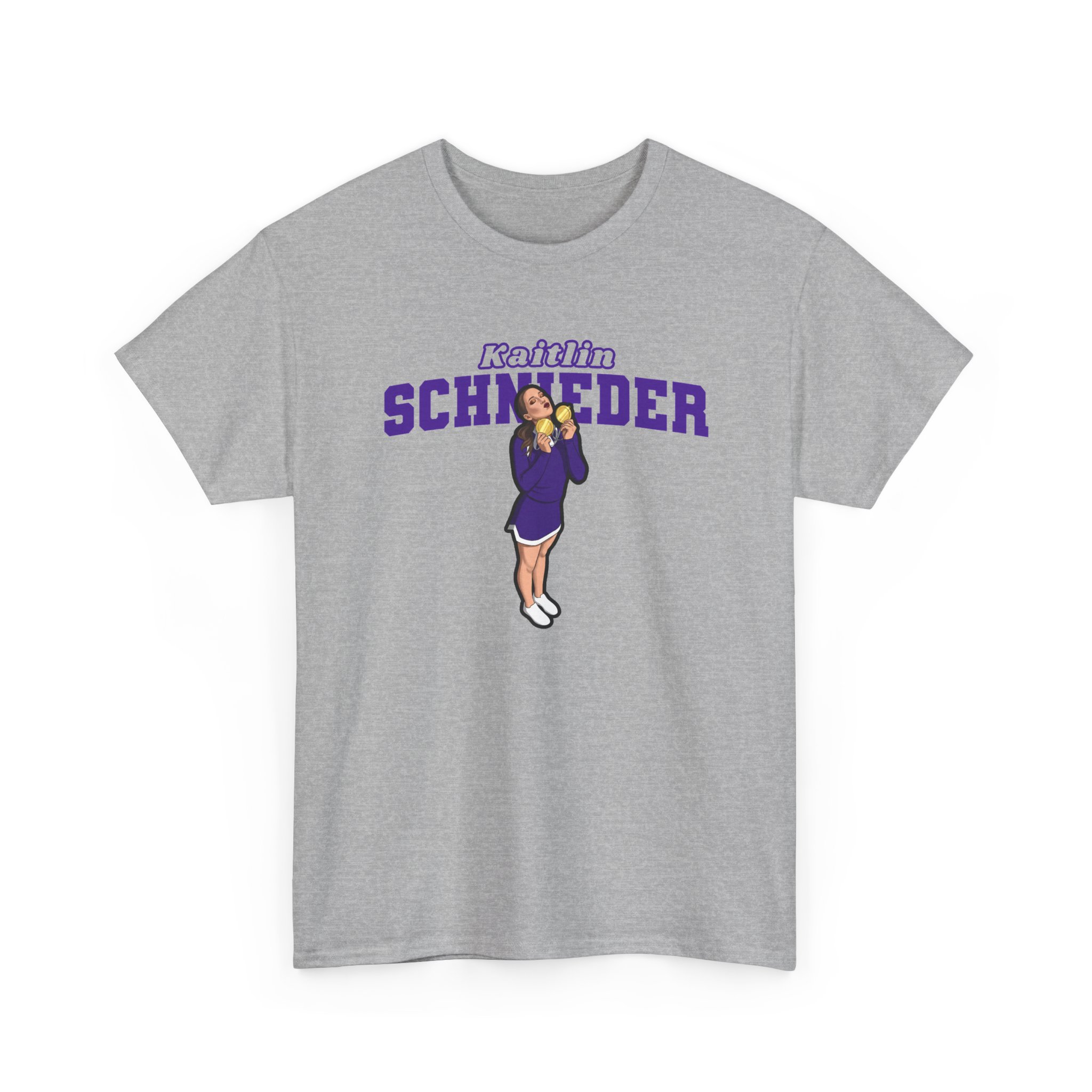 Tee — character_name_arch in Grey