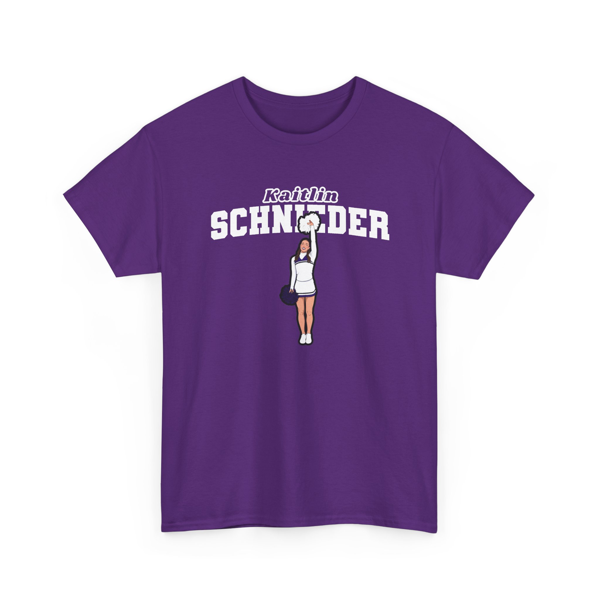 Tee — character_name_arch in Purple