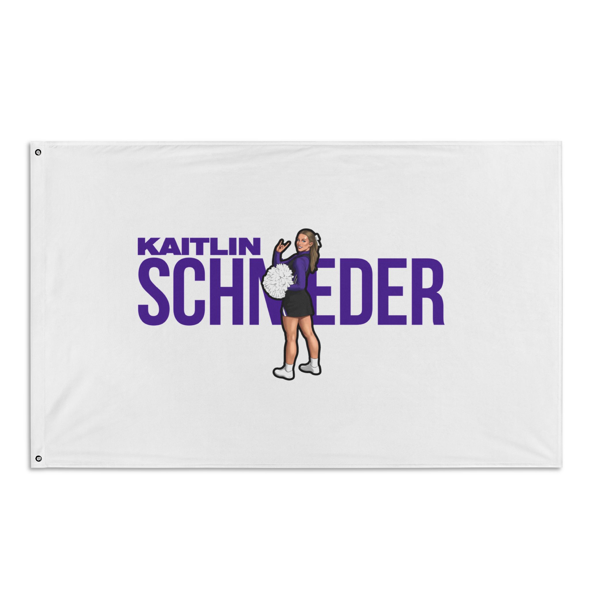 Flag (35 × 56 in) — character_player_name in Classic