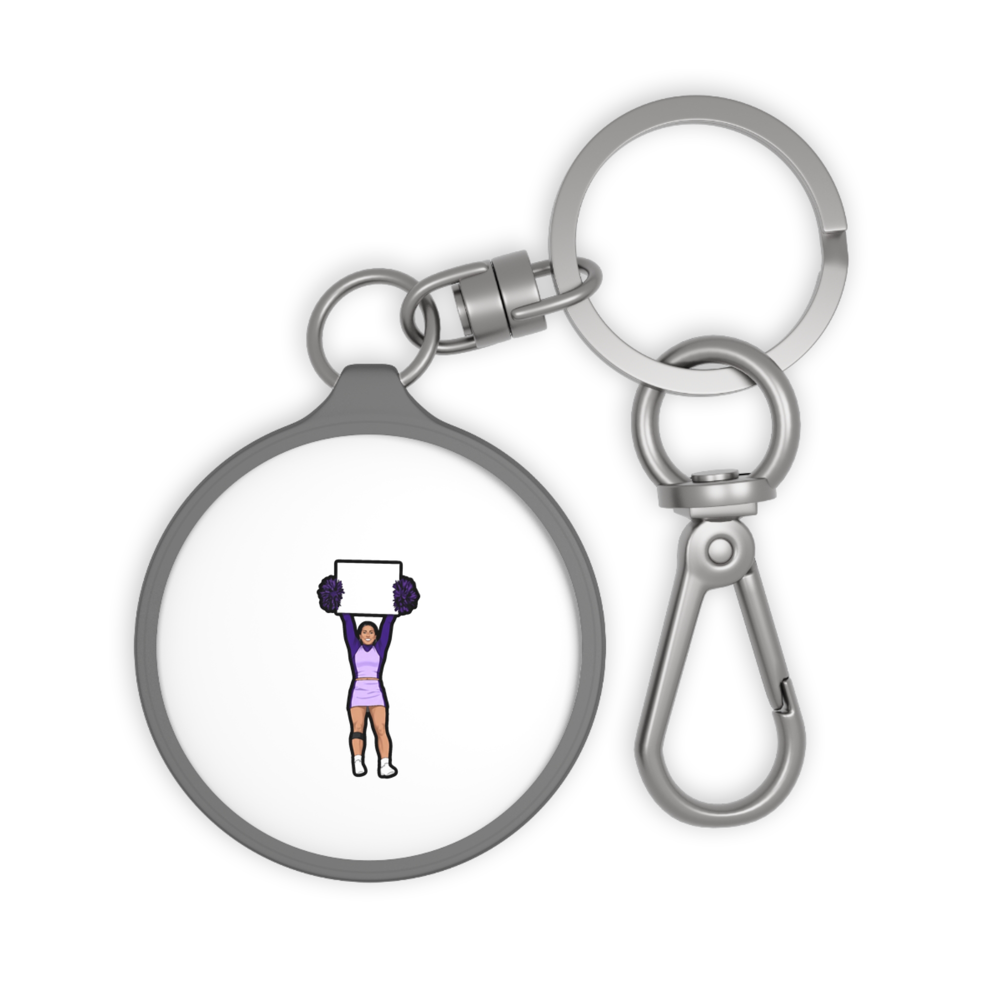 Keychain — character_name_arch in Grey