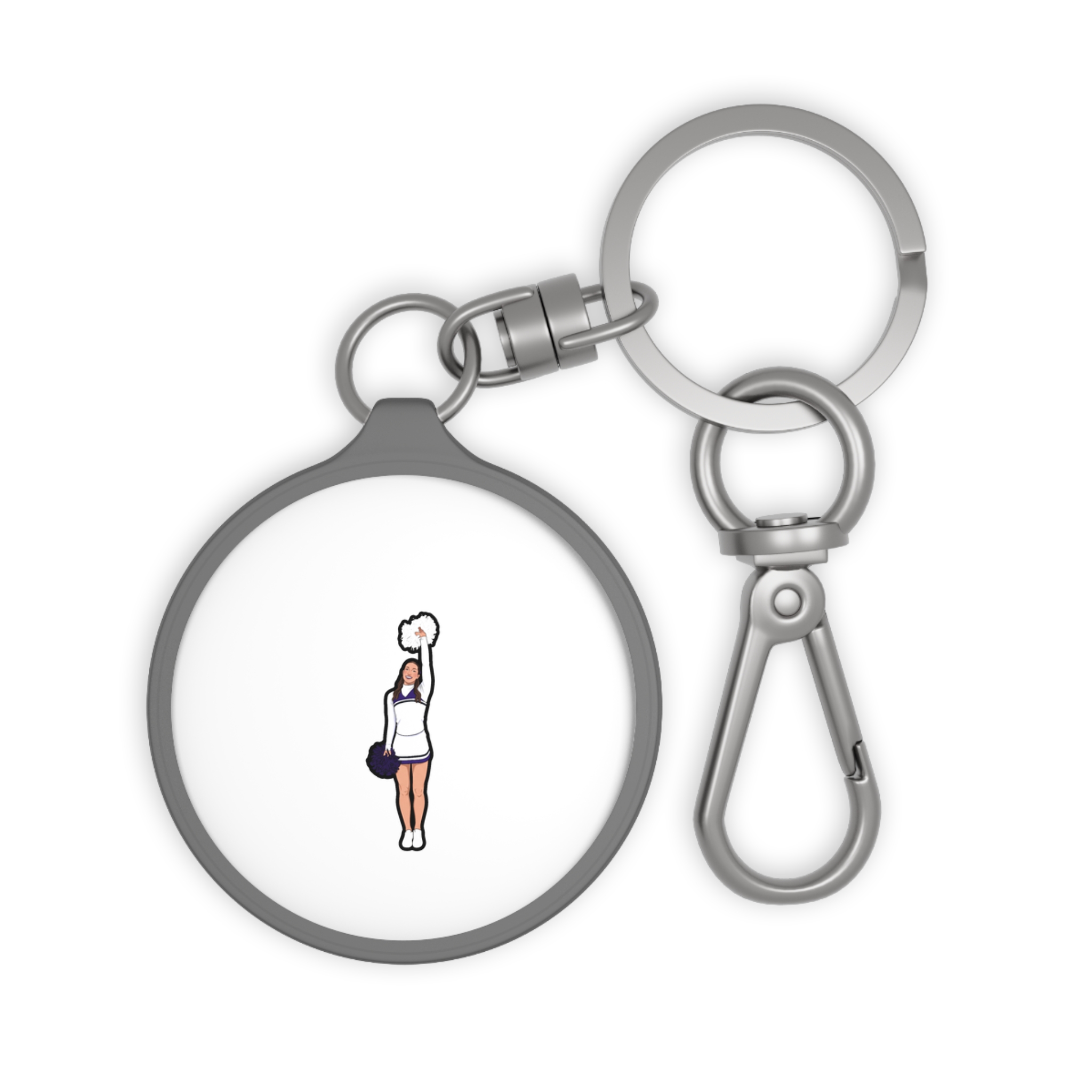 Keychain — character_name_arch in Grey