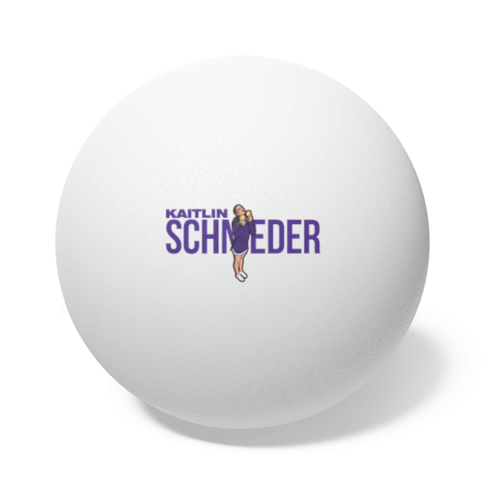 Ping Pong Balls, 6 pcs — character_player_name in White