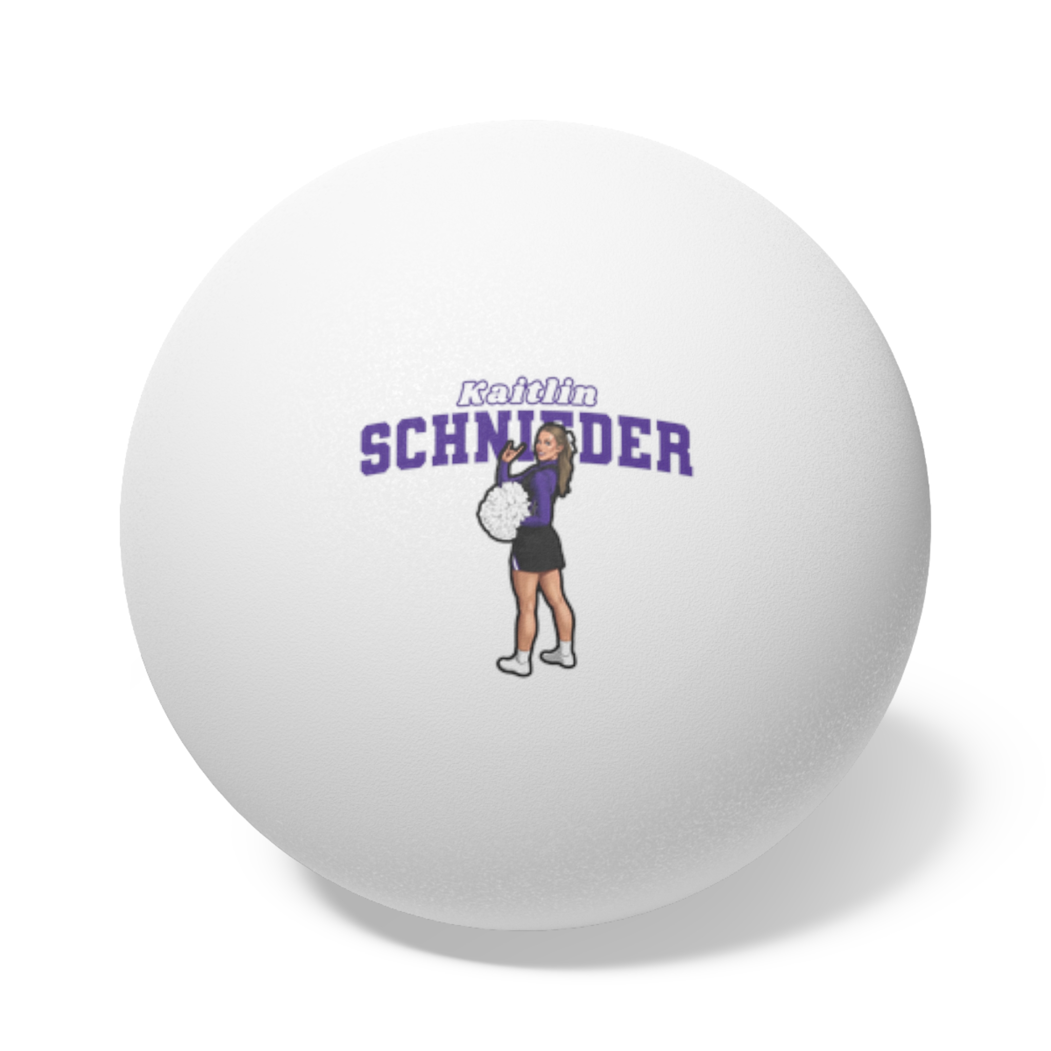 Ping Pong Balls, 6 pcs — character_name_arch in White