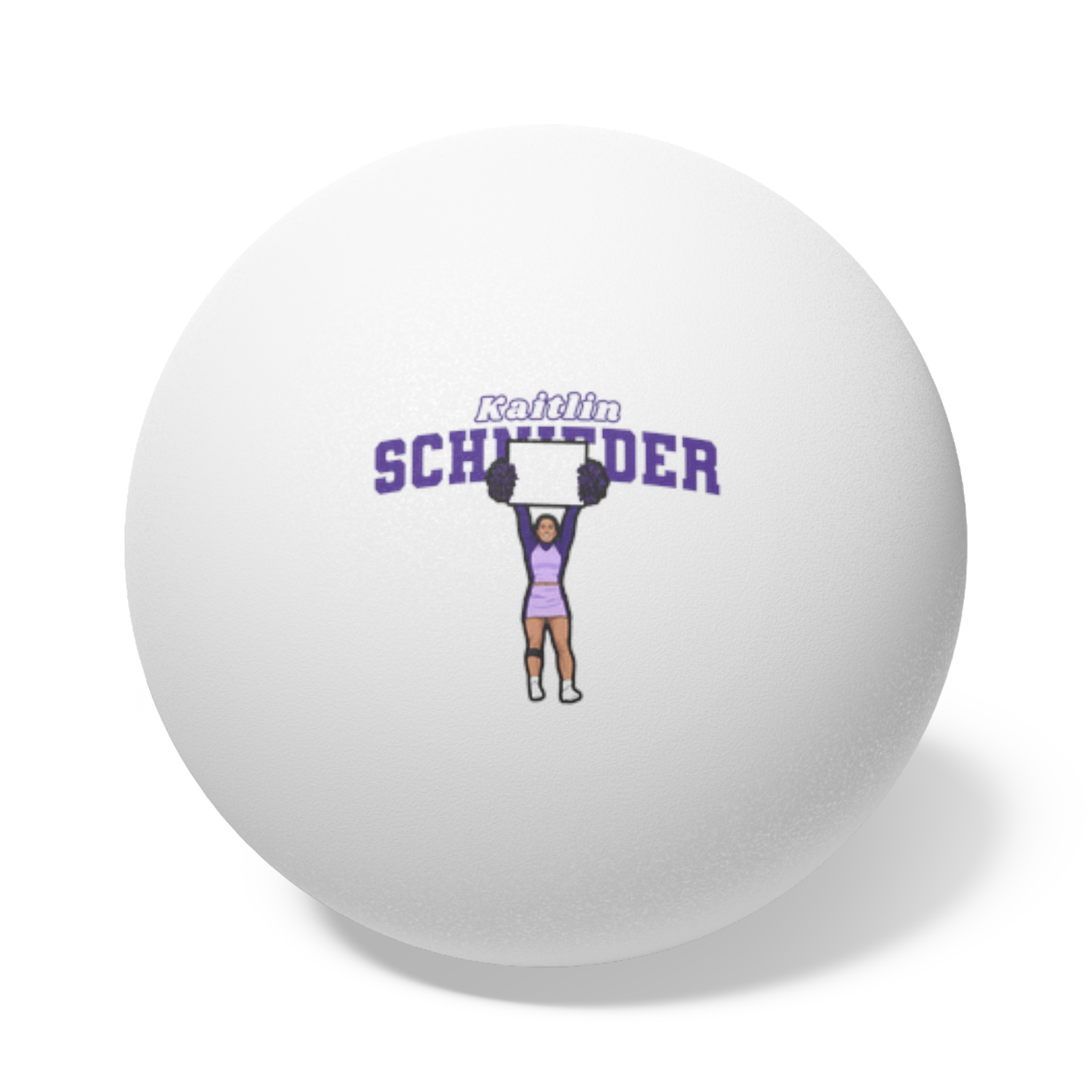 Ping Pong Balls, 6 pcs — character_name_arch in White