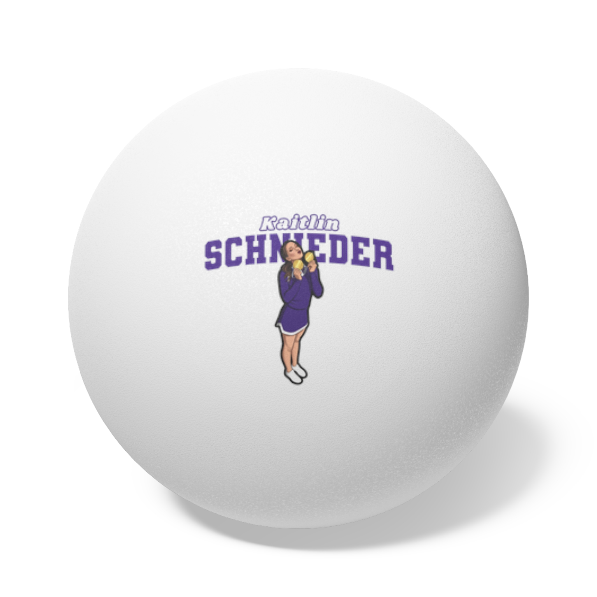 Ping Pong Balls, 6 pcs — character_name_arch in White