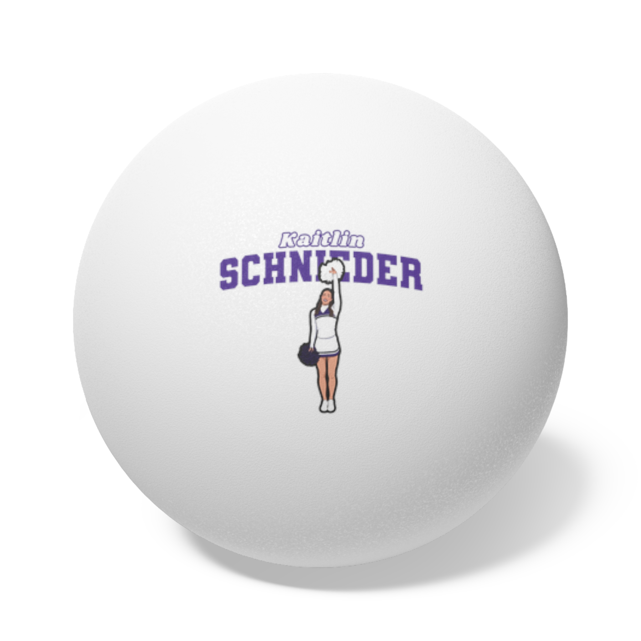 Ping Pong Balls, 6 pcs — character_name_arch in White