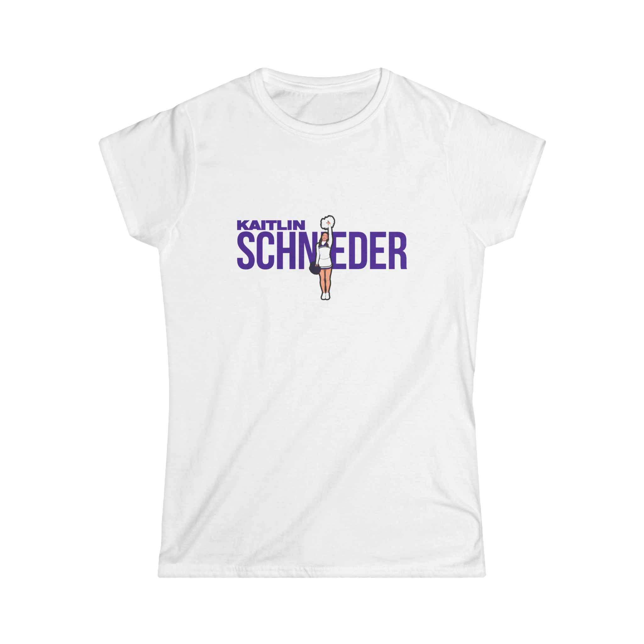 Women's Softstyle Tee — character_player_name in White