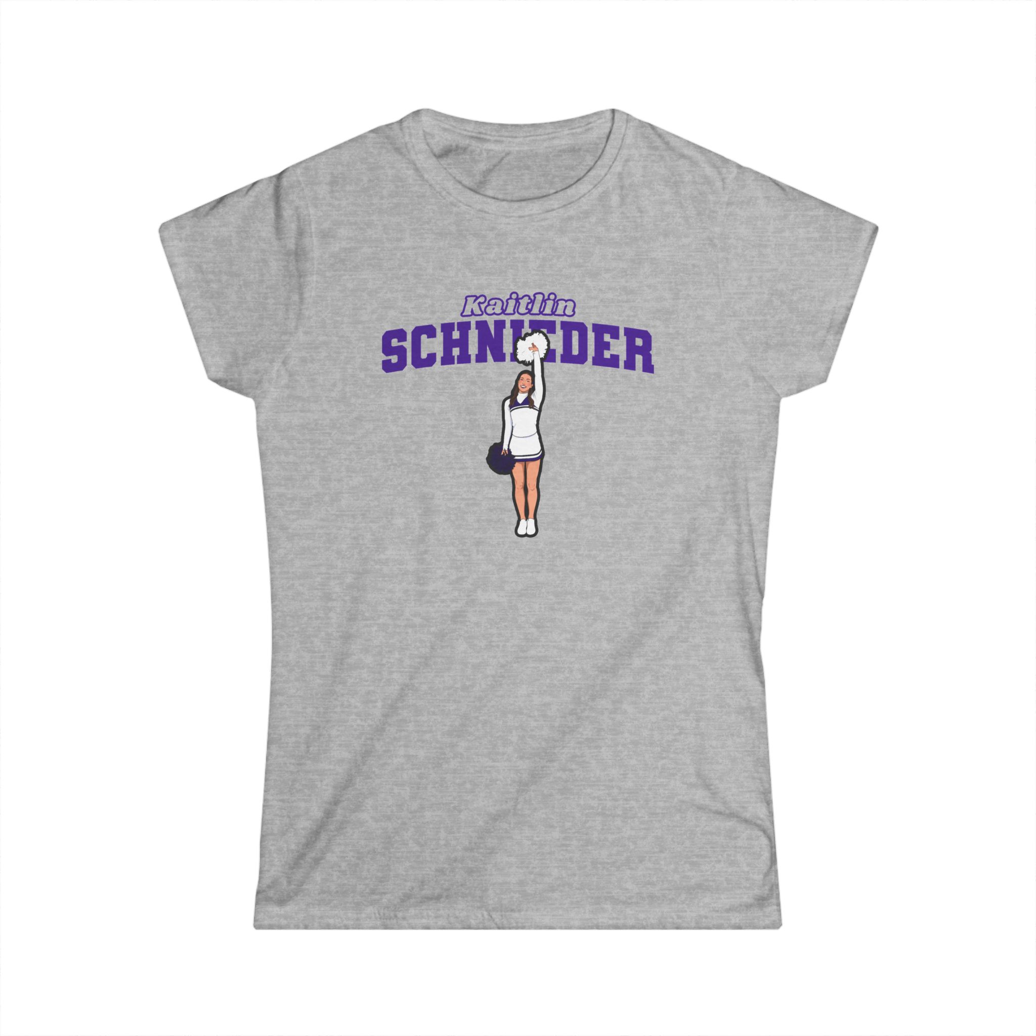 Women's Softstyle Tee — character_name_arch in Grey