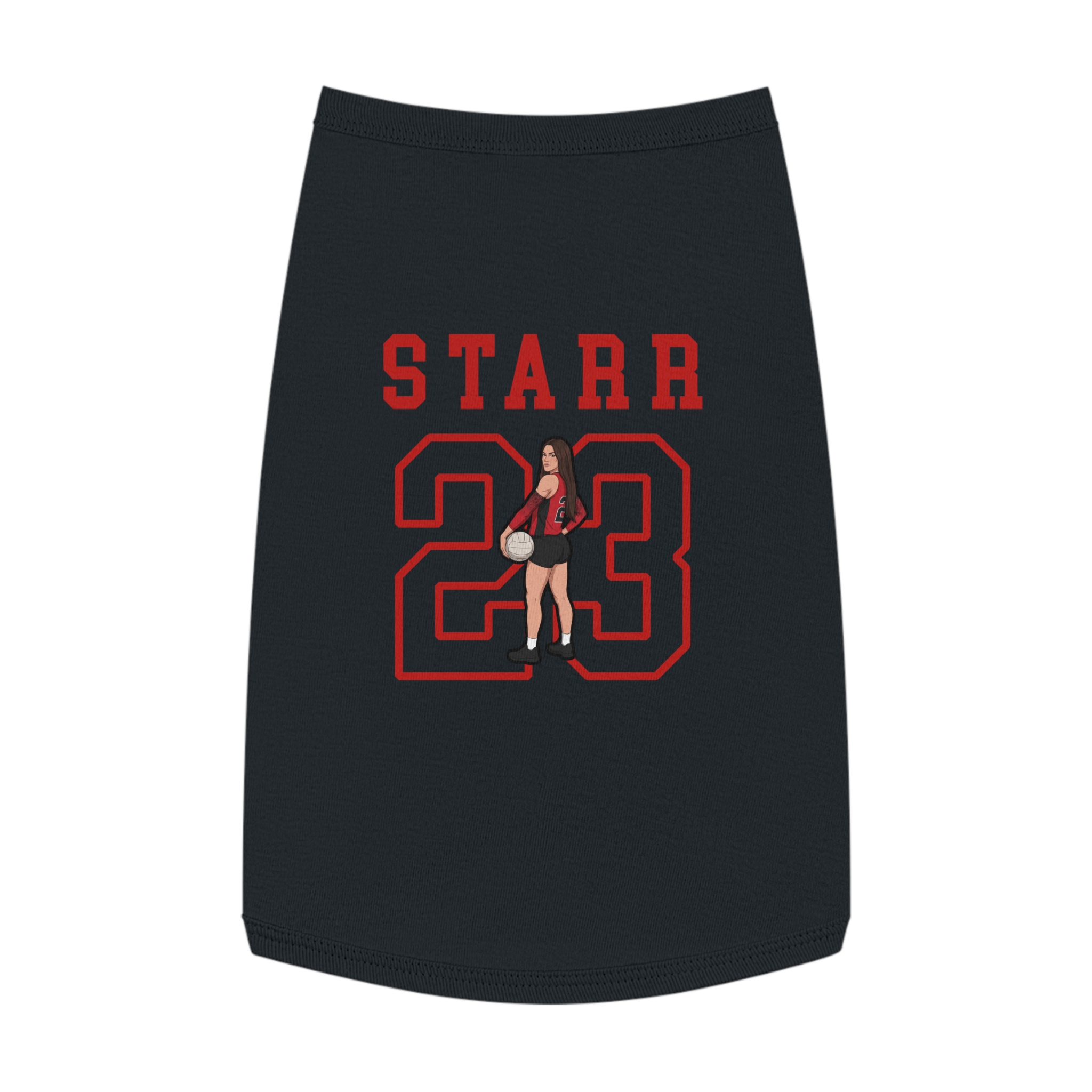Pet Tank Top — character_shirsey in Black