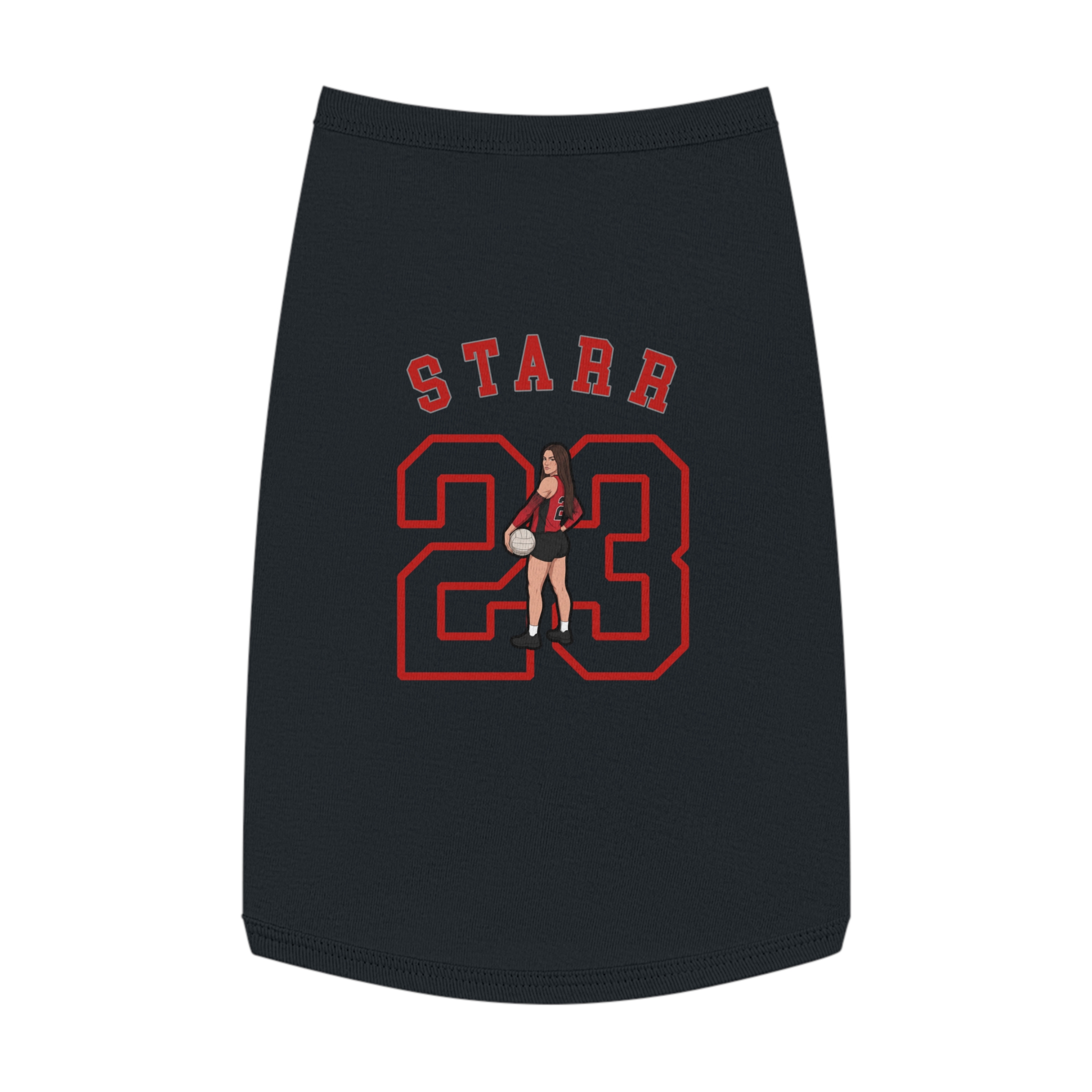 Pet Tank Top — character_shirsey_arch in White