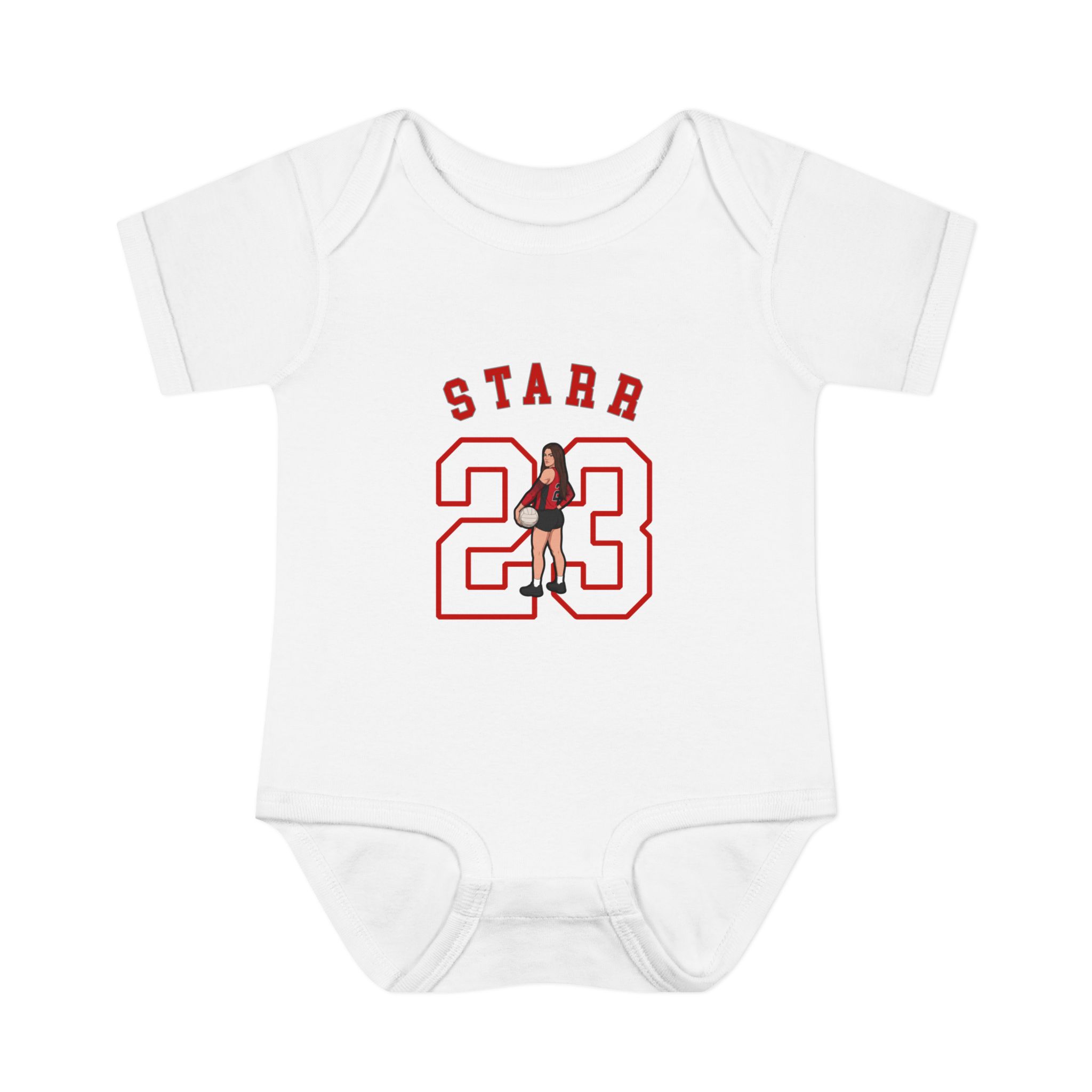 Baby Onesie — character_shirsey_arch in White