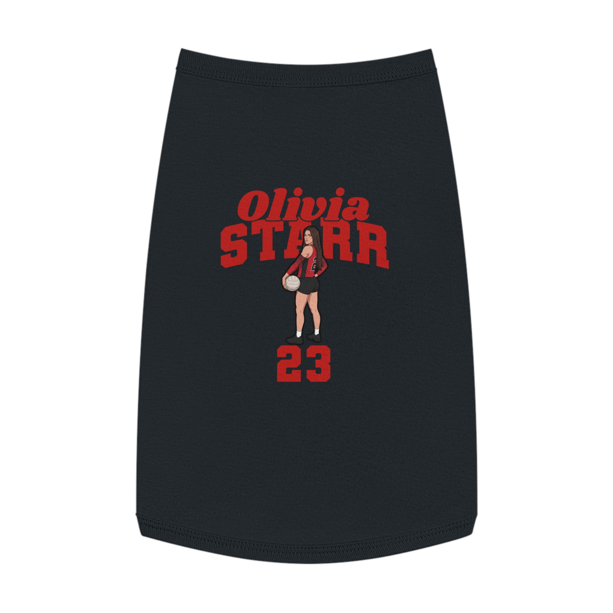 Pet Tank Top — character_signature_arch in Black