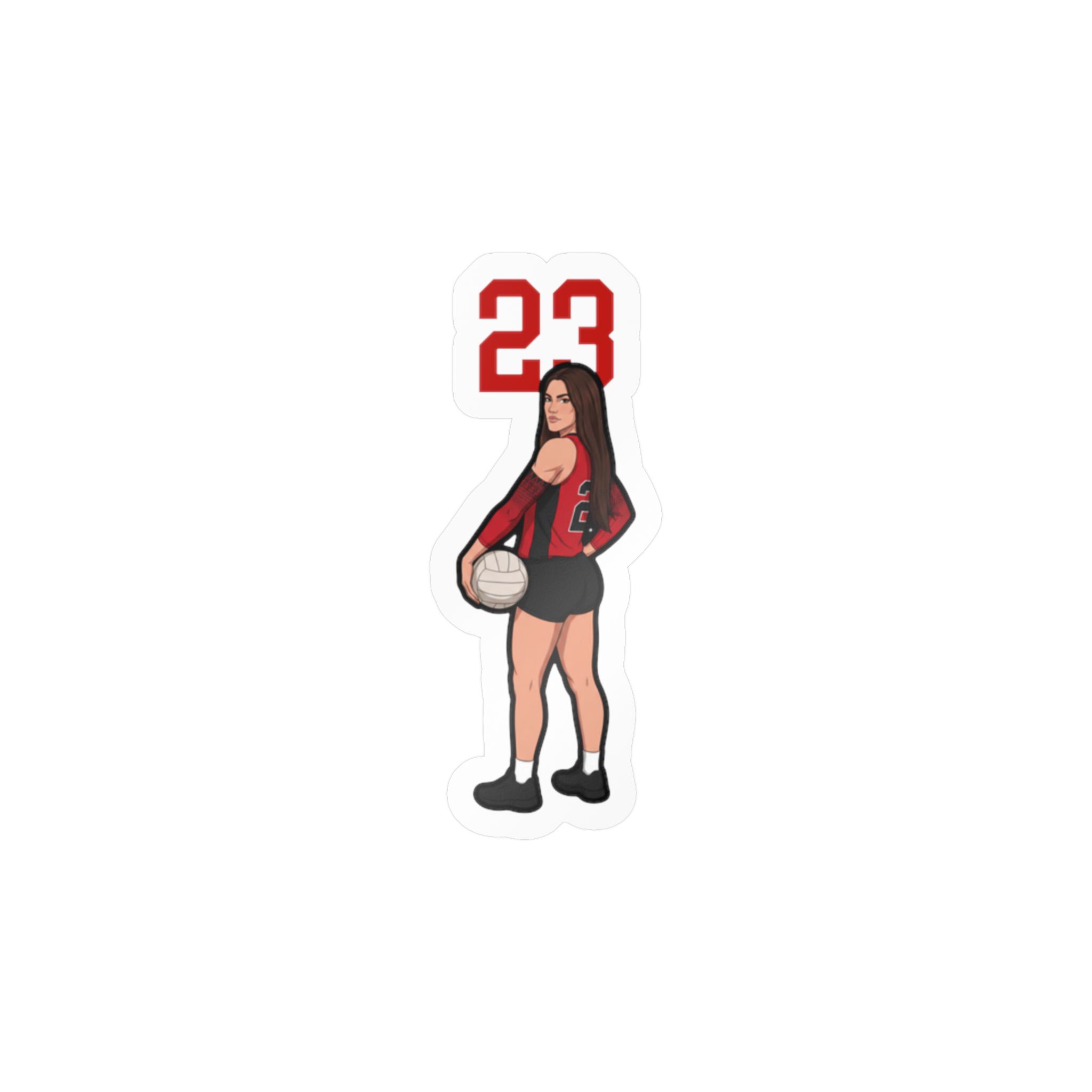 Vinyl Sticker — character_number_top in Classic